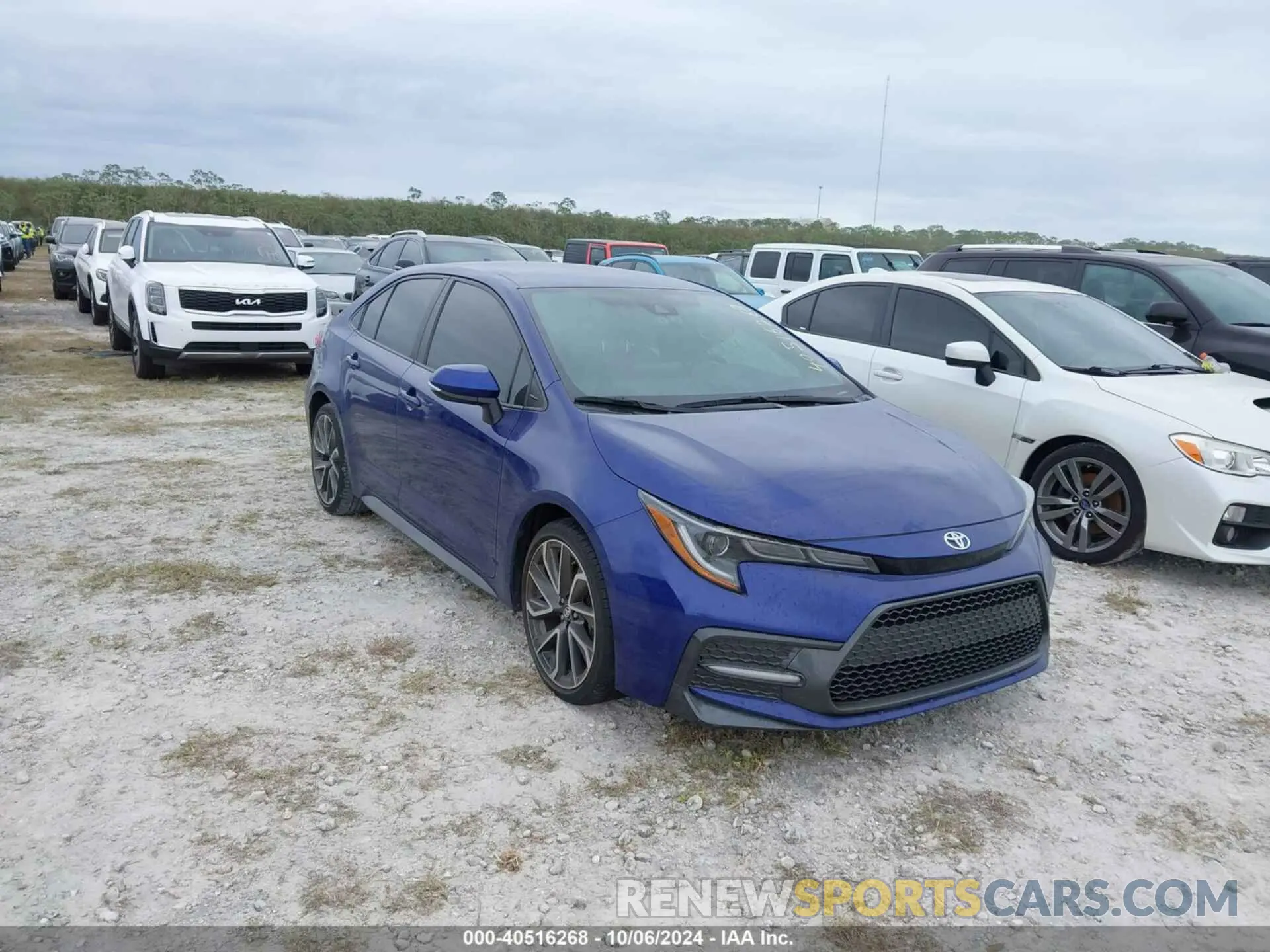 1 Photograph of a damaged car 5YFS4MCE6NP126405 TOYOTA COROLLA 2022