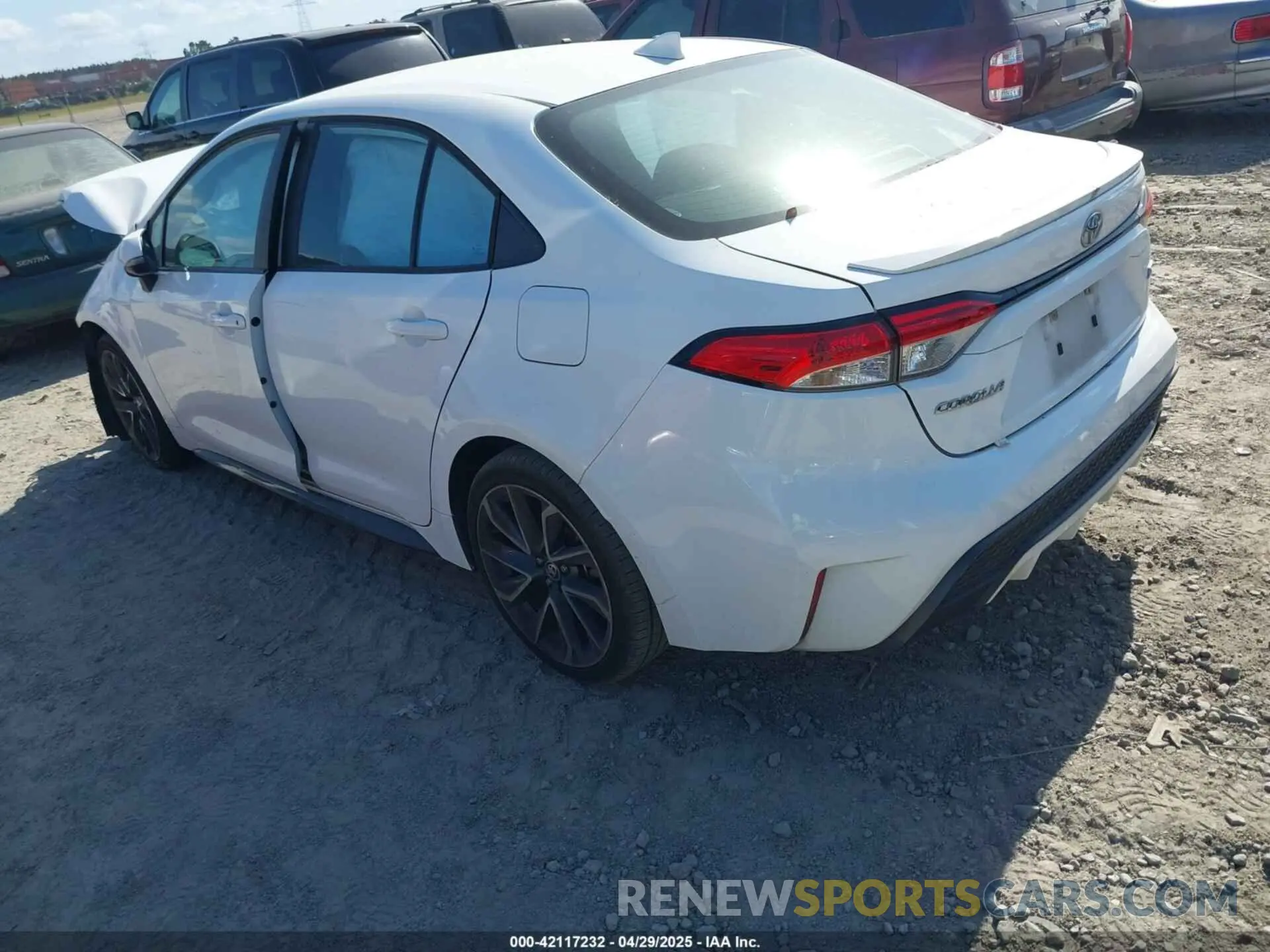 3 Photograph of a damaged car 5YFS4MCE6NP127232 TOYOTA COROLLA 2022