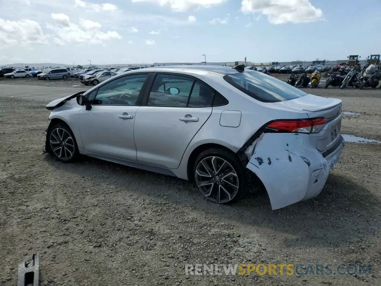 2 Photograph of a damaged car 5YFS4MCE6NP129188 TOYOTA COROLLA 2022