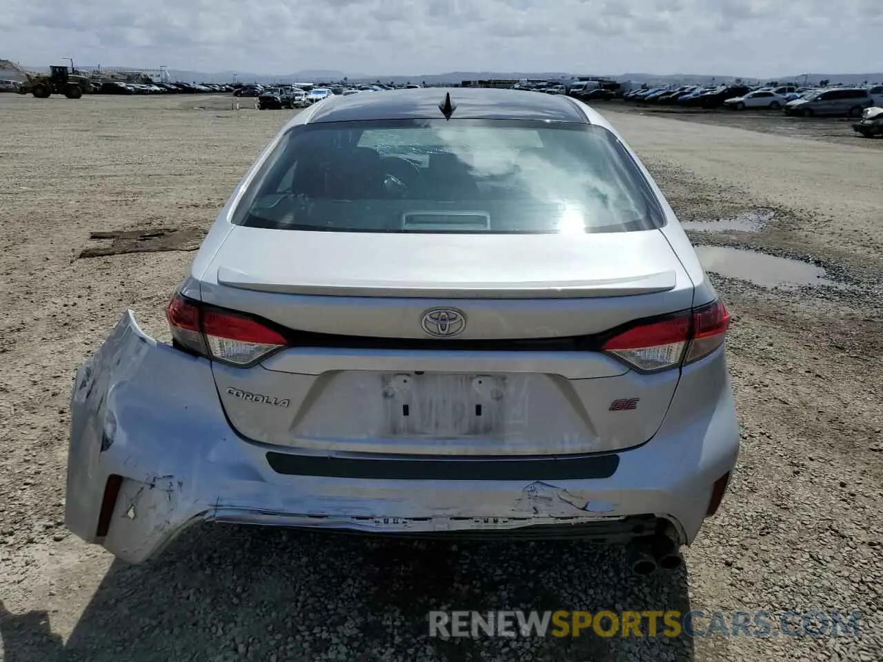 6 Photograph of a damaged car 5YFS4MCE6NP129188 TOYOTA COROLLA 2022