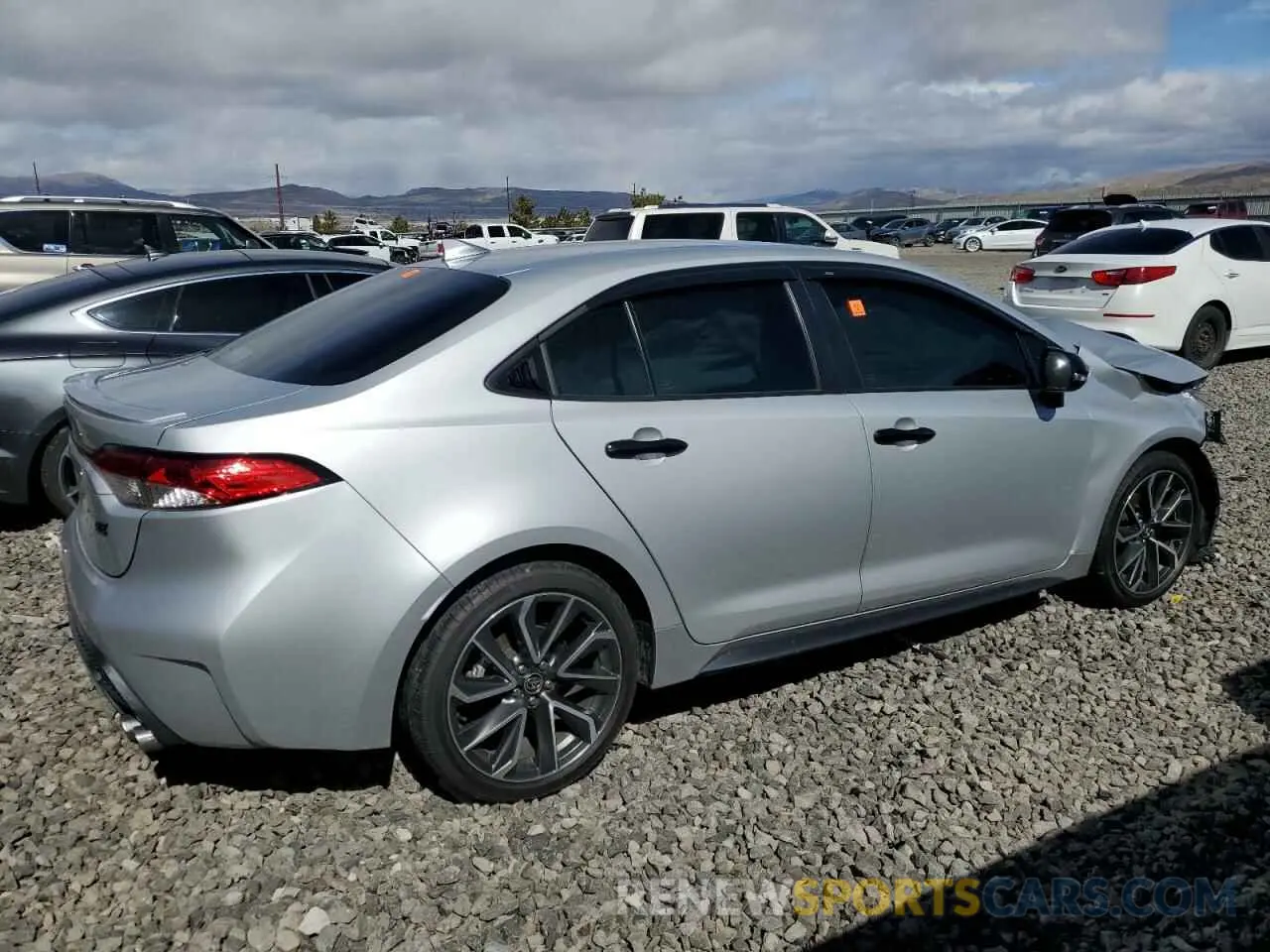 3 Photograph of a damaged car 5YFS4MCE6NP135623 TOYOTA COROLLA 2022