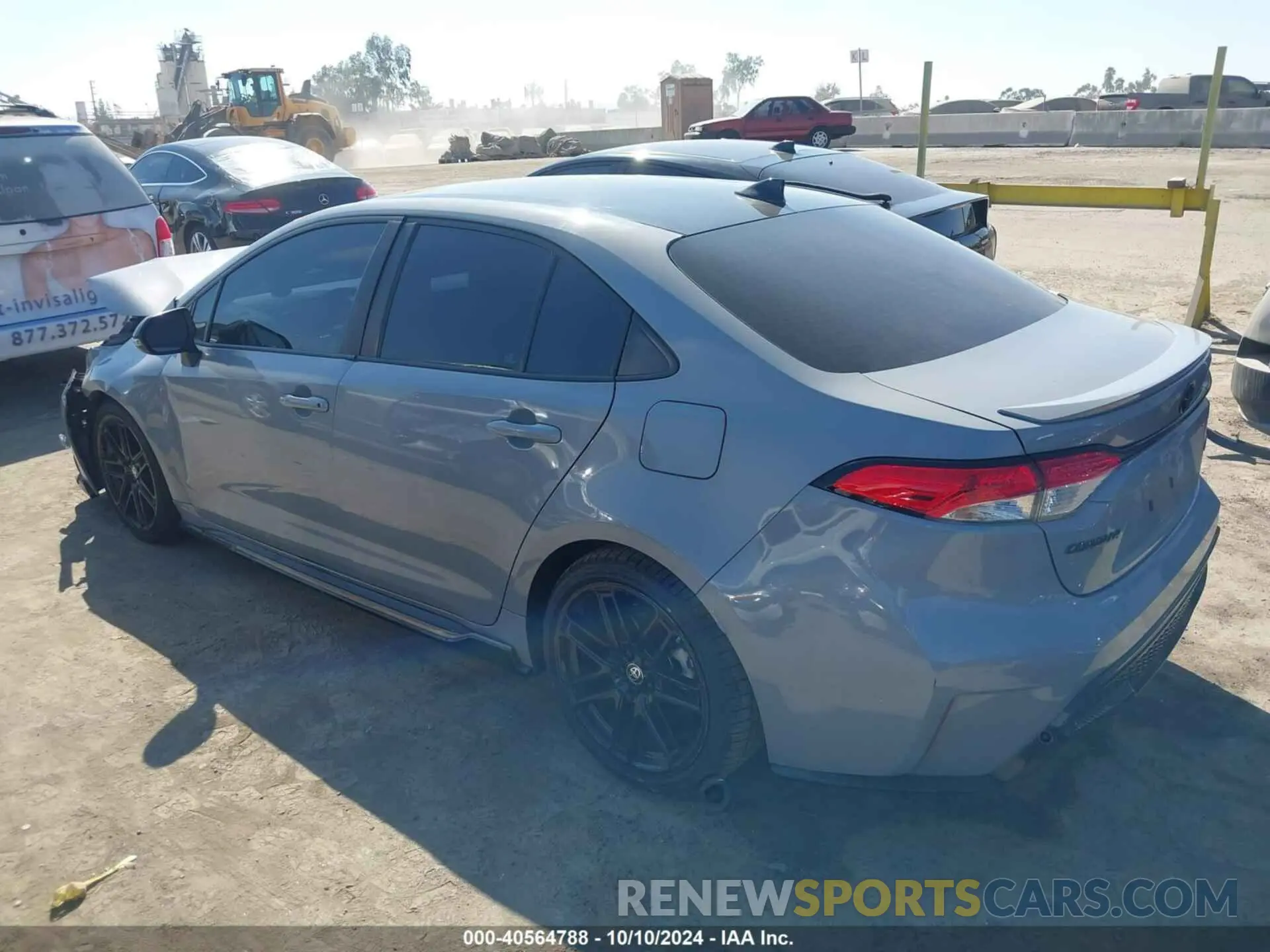 3 Photograph of a damaged car 5YFS4MCE6NP138120 TOYOTA COROLLA 2022