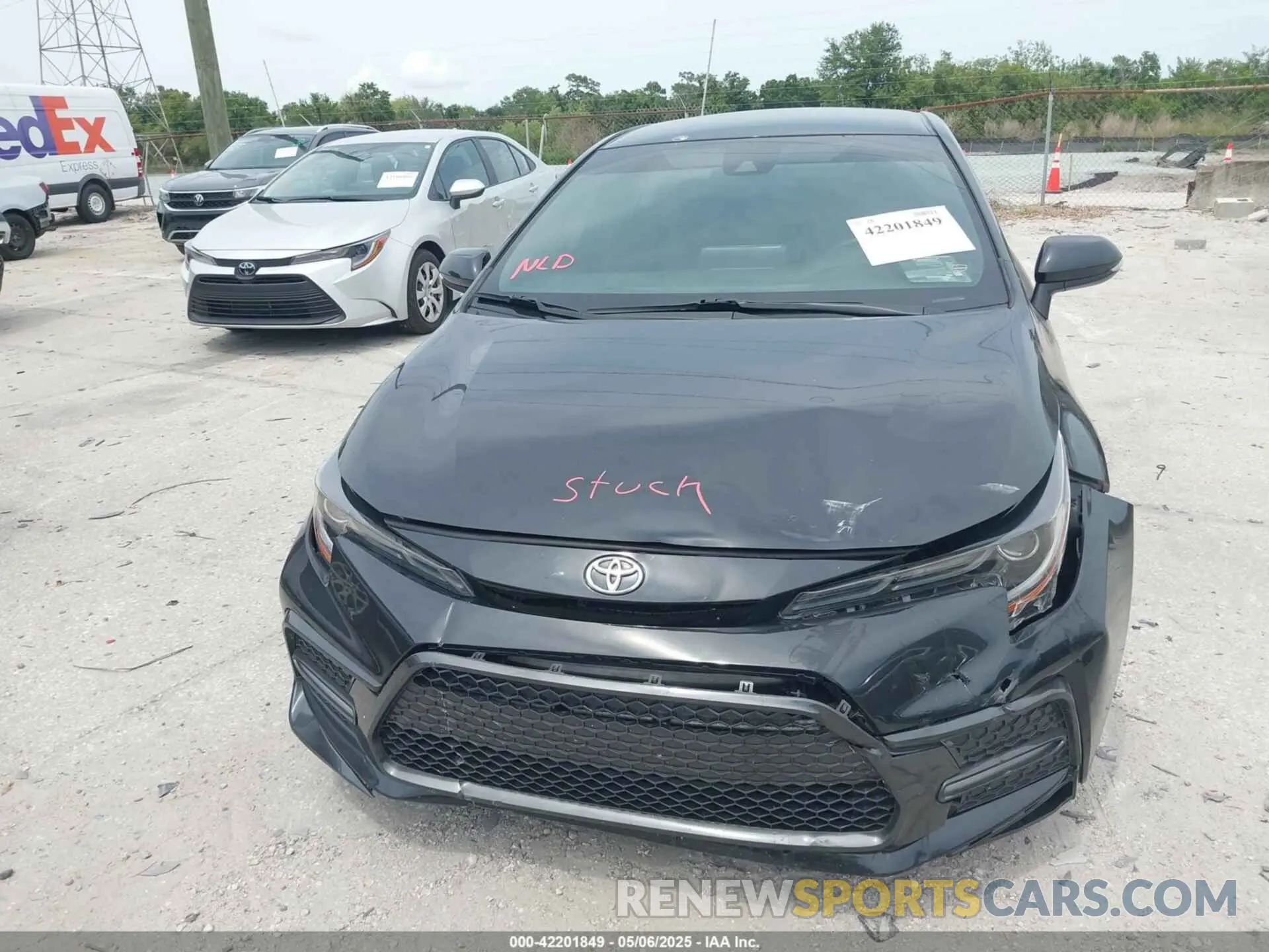 6 Photograph of a damaged car 5YFS4MCE7NP100038 TOYOTA COROLLA 2022