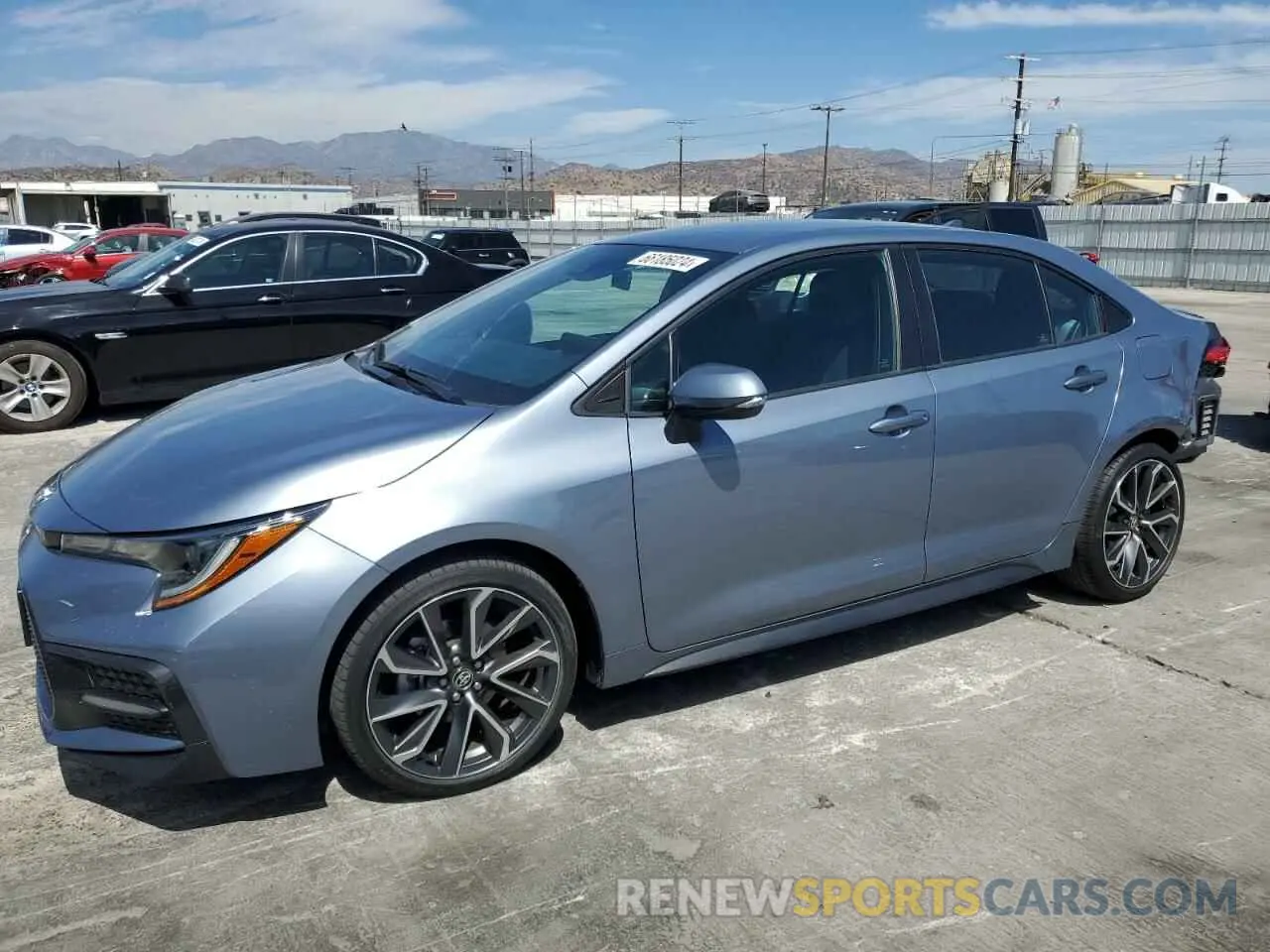 1 Photograph of a damaged car 5YFS4MCE7NP101464 TOYOTA COROLLA 2022