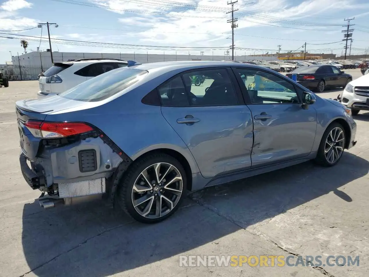 3 Photograph of a damaged car 5YFS4MCE7NP101464 TOYOTA COROLLA 2022