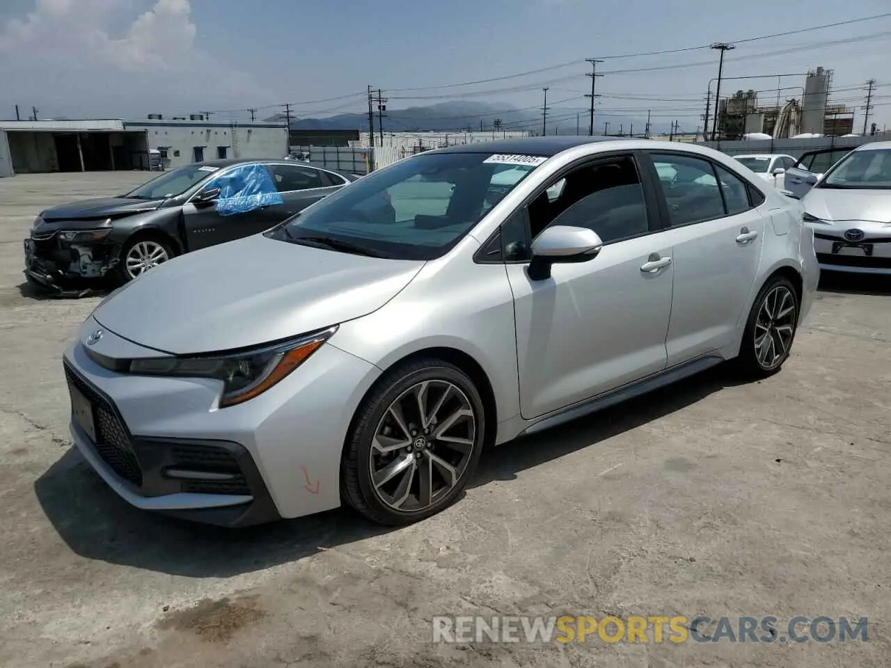 1 Photograph of a damaged car 5YFS4MCE7NP109743 TOYOTA COROLLA 2022