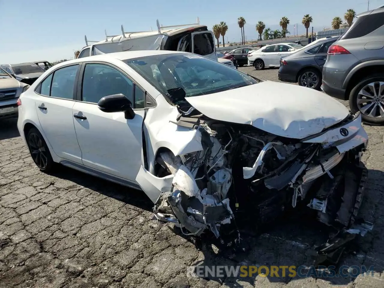 4 Photograph of a damaged car 5YFS4MCE7NP114389 TOYOTA COROLLA 2022