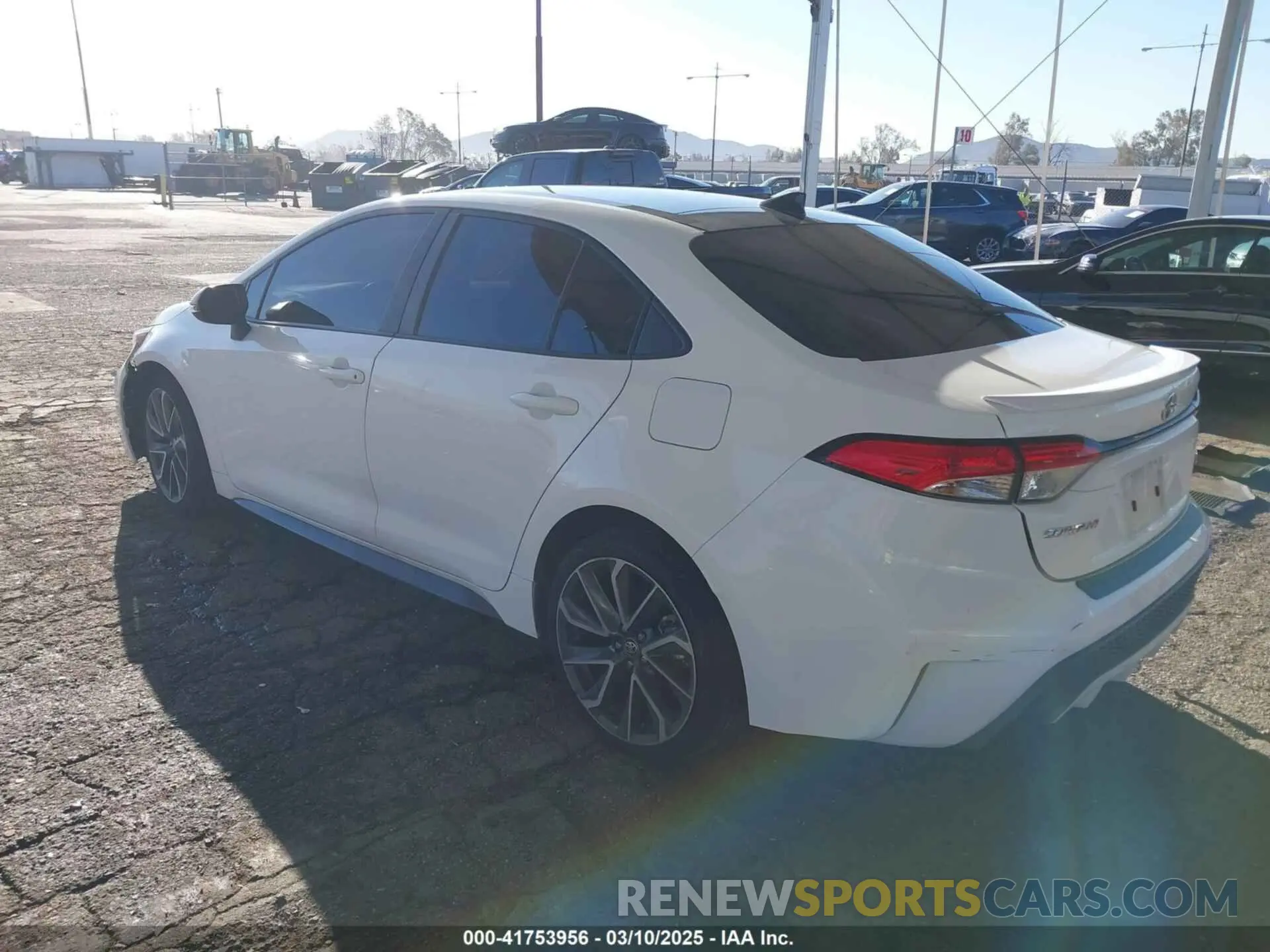3 Photograph of a damaged car 5YFS4MCE7NP118247 TOYOTA COROLLA 2022