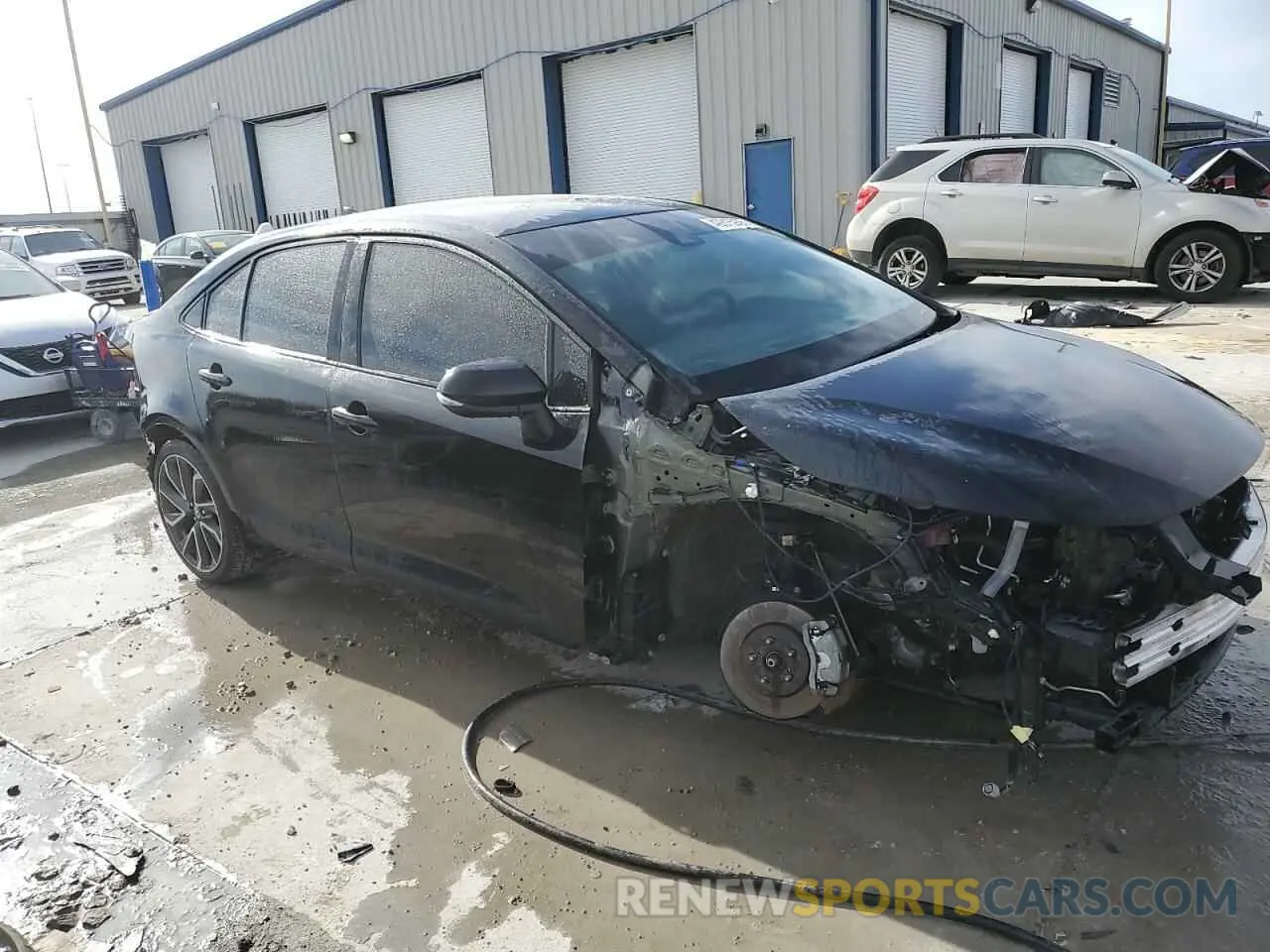 4 Photograph of a damaged car 5YFS4MCE7NP127790 TOYOTA COROLLA 2022