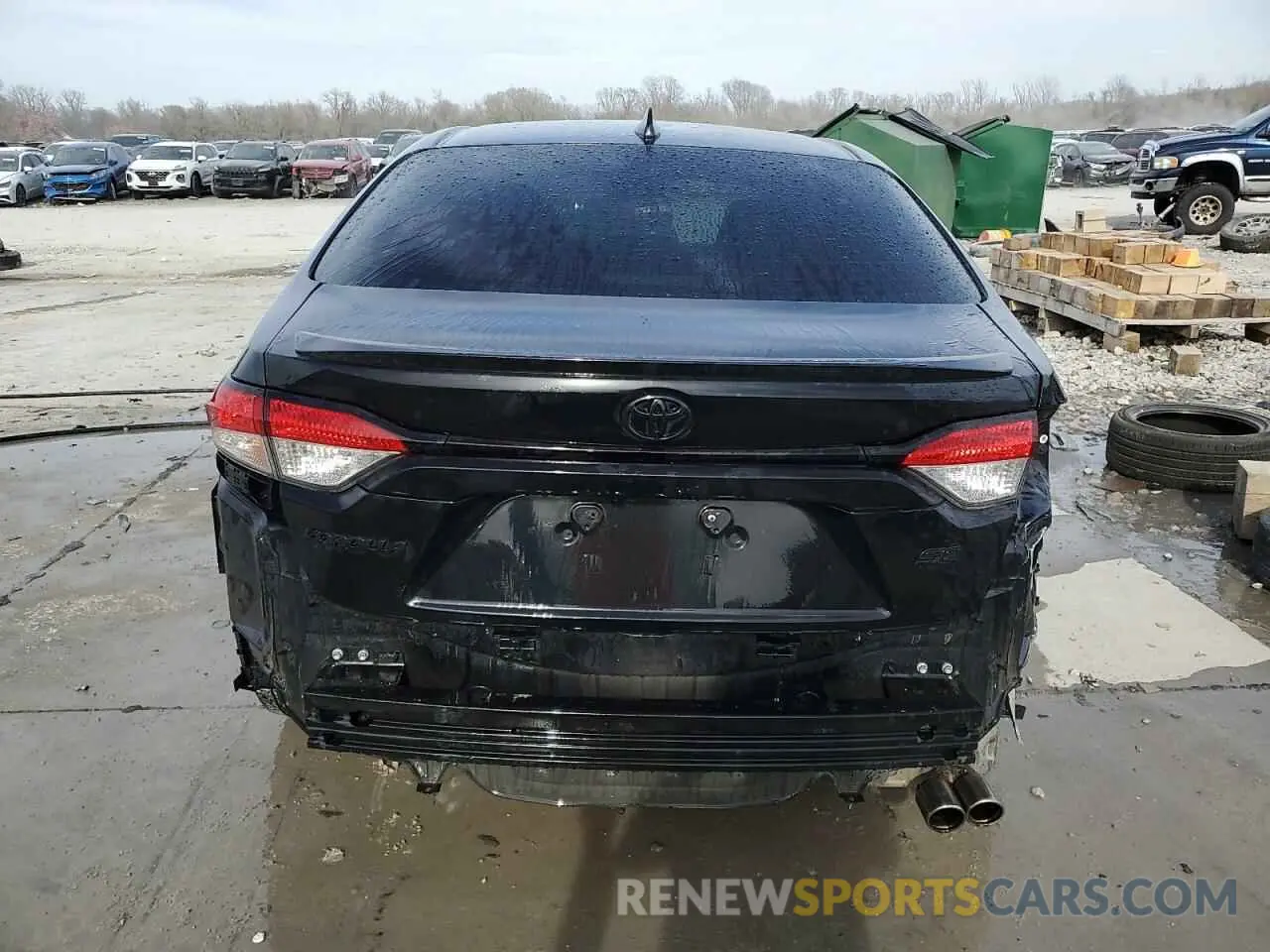 6 Photograph of a damaged car 5YFS4MCE7NP127790 TOYOTA COROLLA 2022