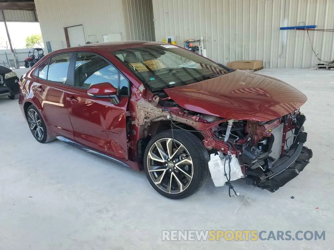 4 Photograph of a damaged car 5YFS4MCE7NP127899 TOYOTA COROLLA 2022