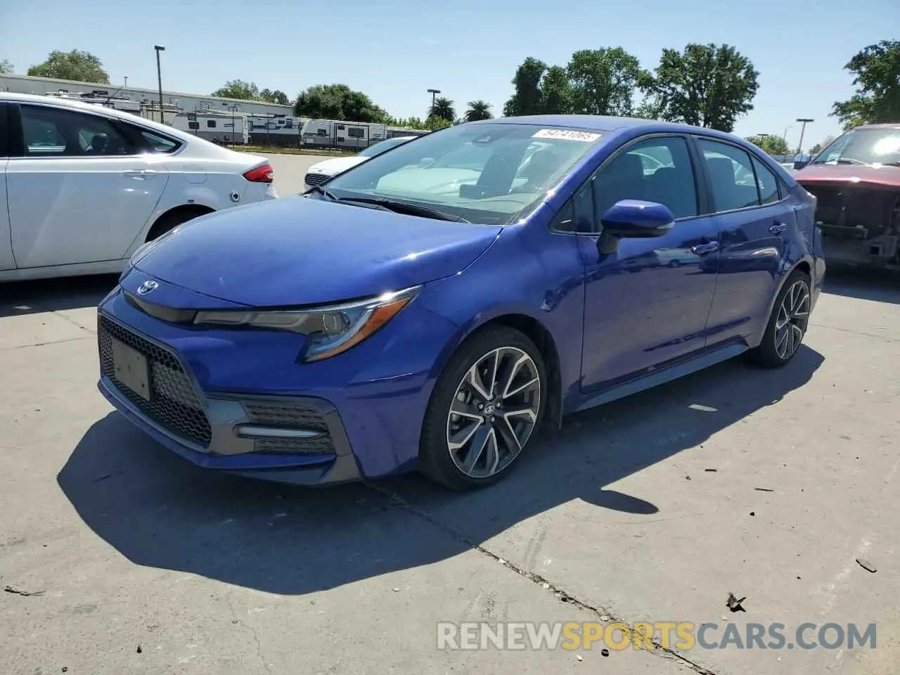 1 Photograph of a damaged car 5YFS4MCE7NP139051 TOYOTA COROLLA 2022