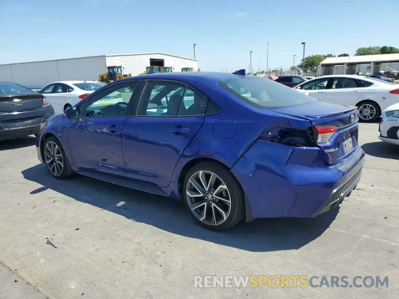2 Photograph of a damaged car 5YFS4MCE7NP139051 TOYOTA COROLLA 2022