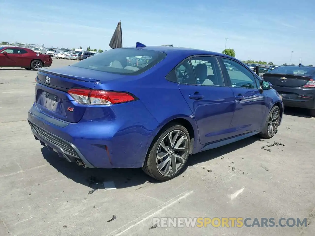 3 Photograph of a damaged car 5YFS4MCE7NP139051 TOYOTA COROLLA 2022