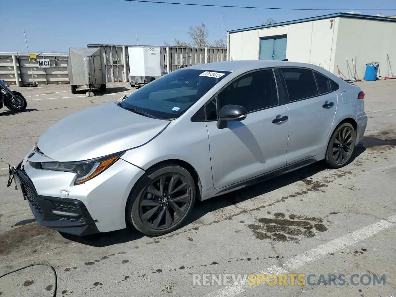 1 Photograph of a damaged car 5YFS4MCE8NP102882 TOYOTA COROLLA 2022