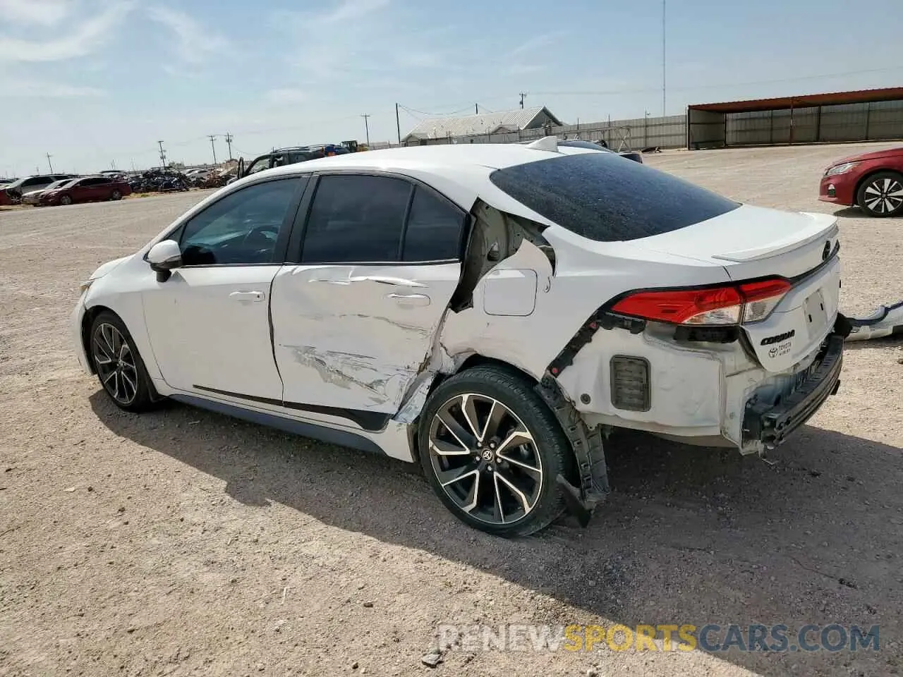 2 Photograph of a damaged car 5YFS4MCE8NP119732 TOYOTA COROLLA 2022