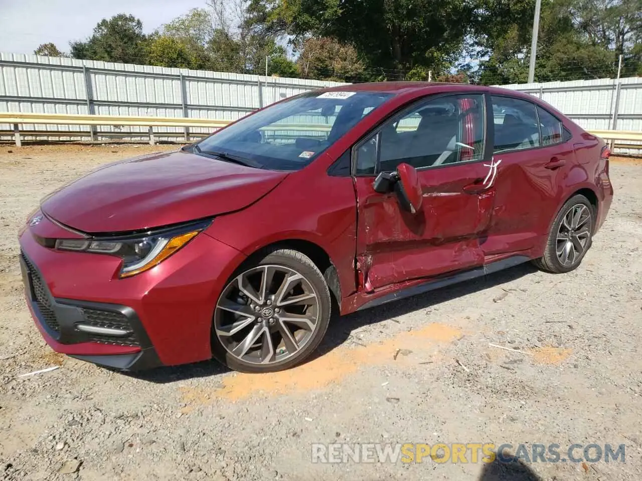 1 Photograph of a damaged car 5YFS4MCE8NP124185 TOYOTA COROLLA 2022