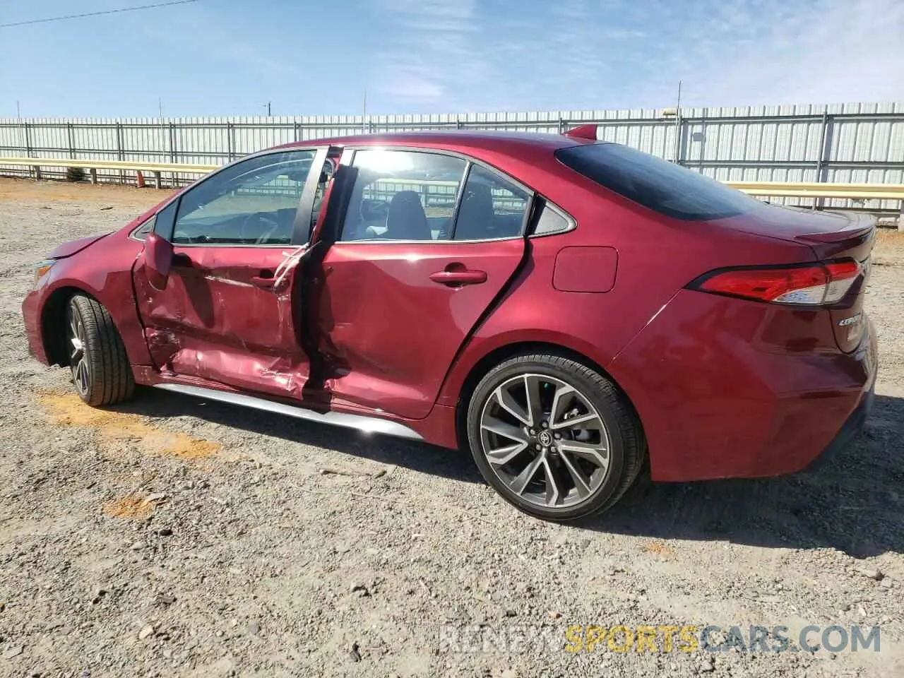 2 Photograph of a damaged car 5YFS4MCE8NP124185 TOYOTA COROLLA 2022