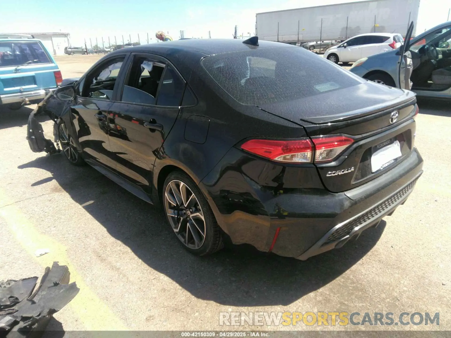 3 Photograph of a damaged car 5YFS4MCE9NP108397 TOYOTA COROLLA 2022