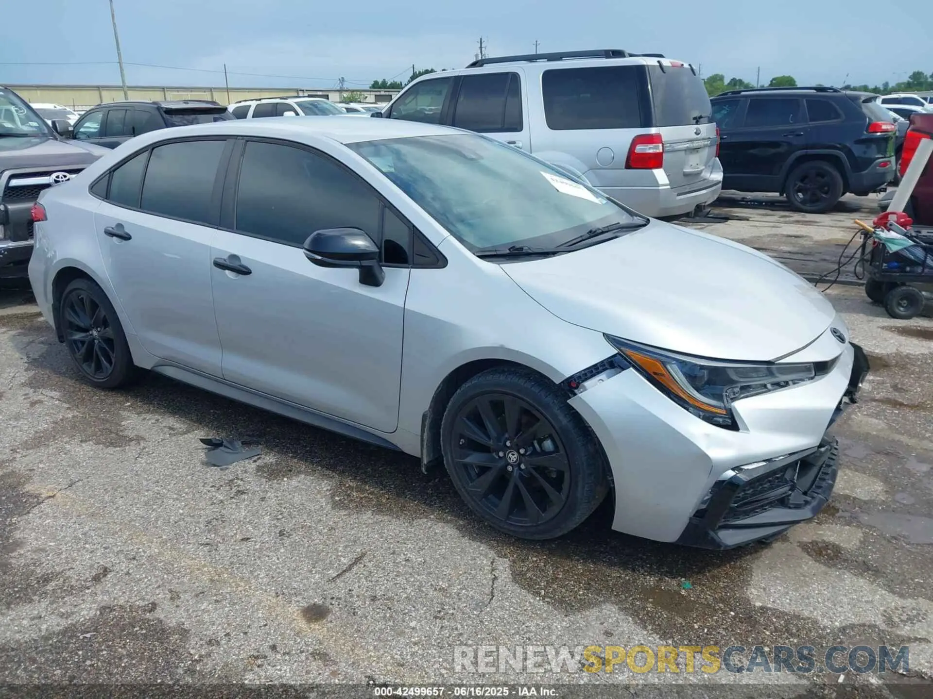 1 Photograph of a damaged car 5YFS4MCE9NP117701 TOYOTA COROLLA 2022