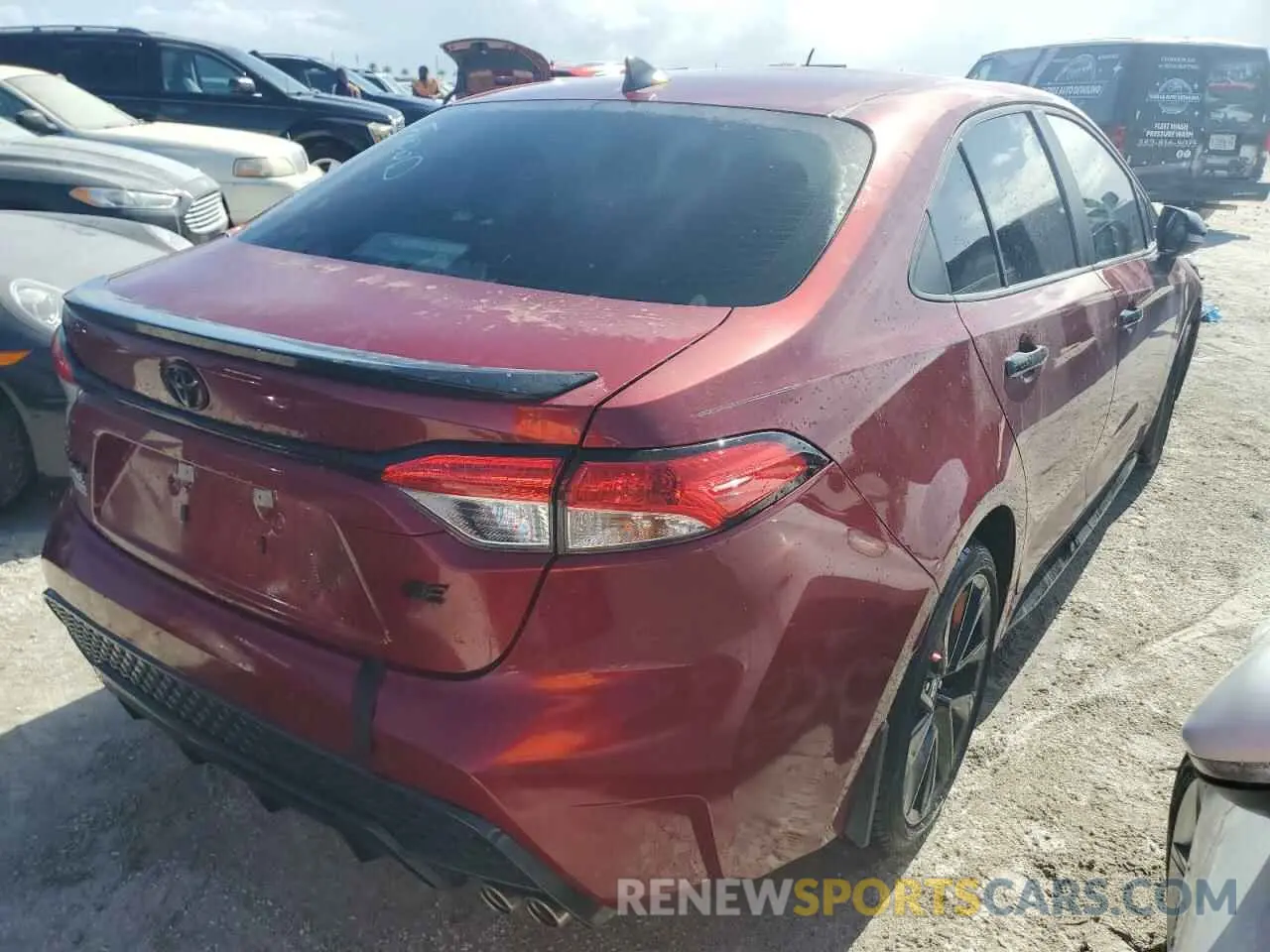 3 Photograph of a damaged car 5YFS4MCE9NP131002 TOYOTA COROLLA 2022