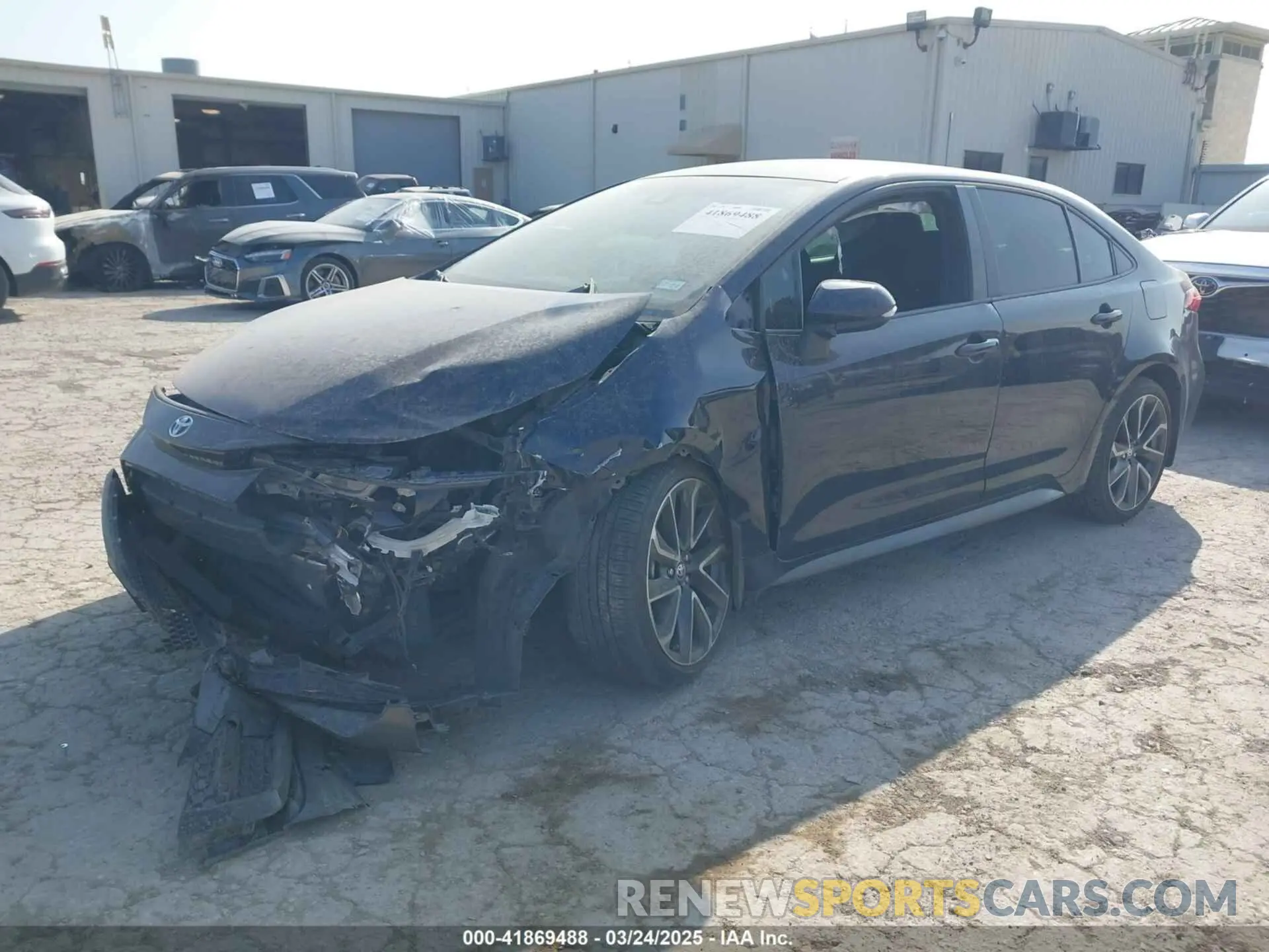 2 Photograph of a damaged car 5YFS4MCE9NP131646 TOYOTA COROLLA 2022