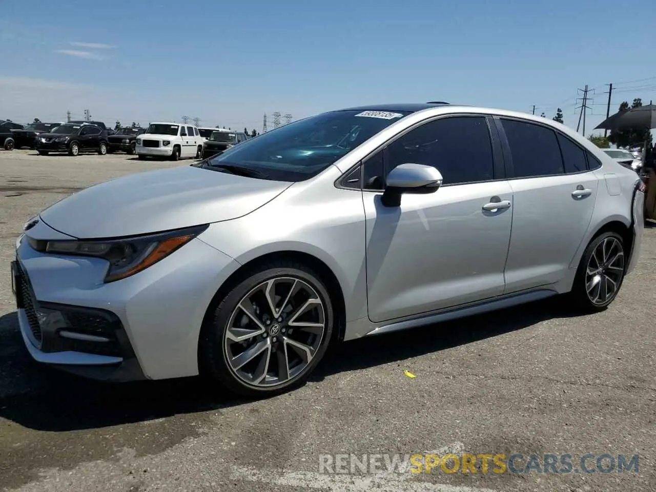 1 Photograph of a damaged car 5YFS4MCE9NP137687 TOYOTA COROLLA 2022