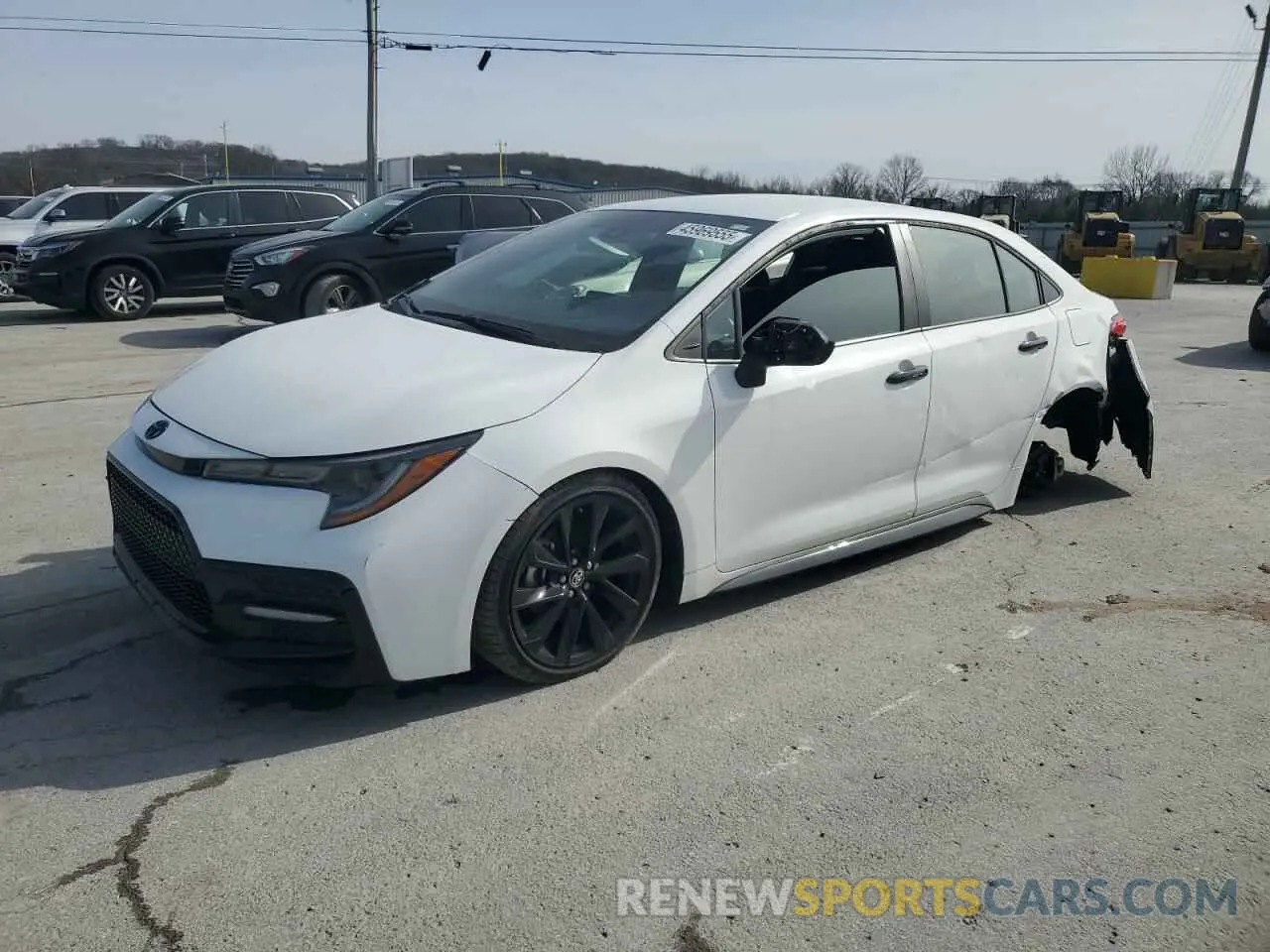 1 Photograph of a damaged car 5YFS4MCEXNP103984 TOYOTA COROLLA 2022
