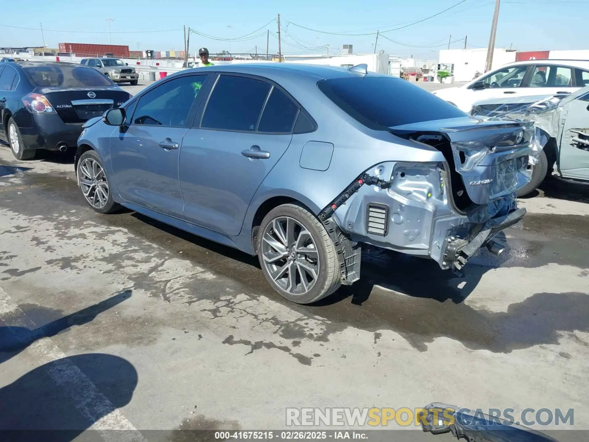3 Photograph of a damaged car 5YFS4MCEXNP111602 TOYOTA COROLLA 2022