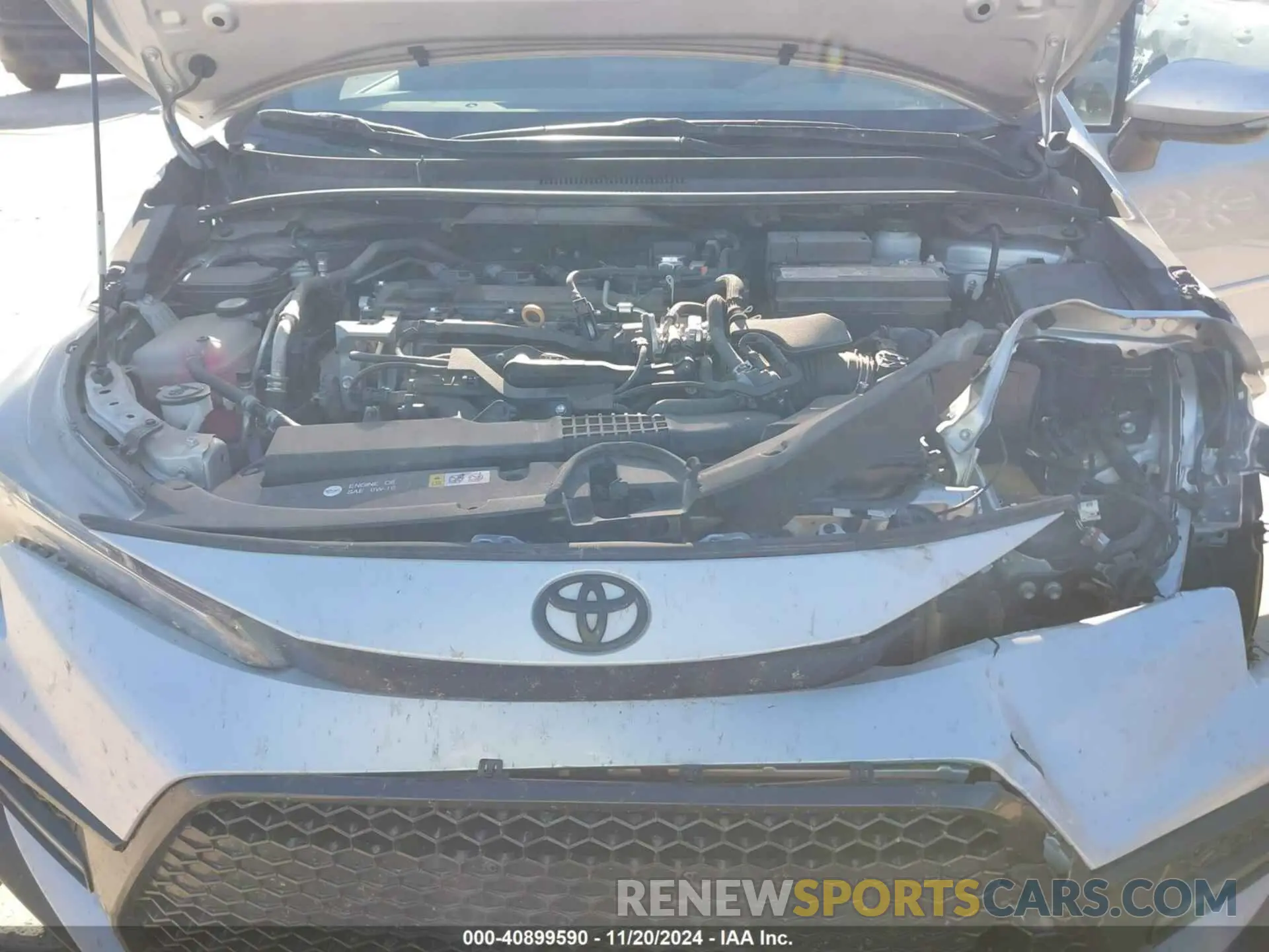 10 Photograph of a damaged car 5YFS4MCEXNP113639 TOYOTA COROLLA 2022