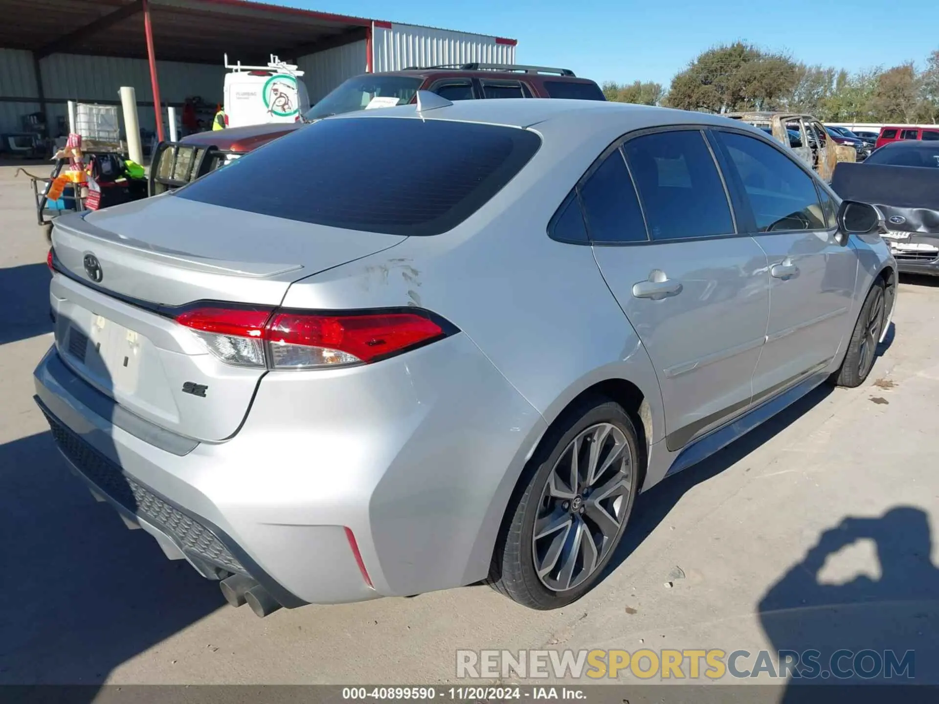 4 Photograph of a damaged car 5YFS4MCEXNP113639 TOYOTA COROLLA 2022