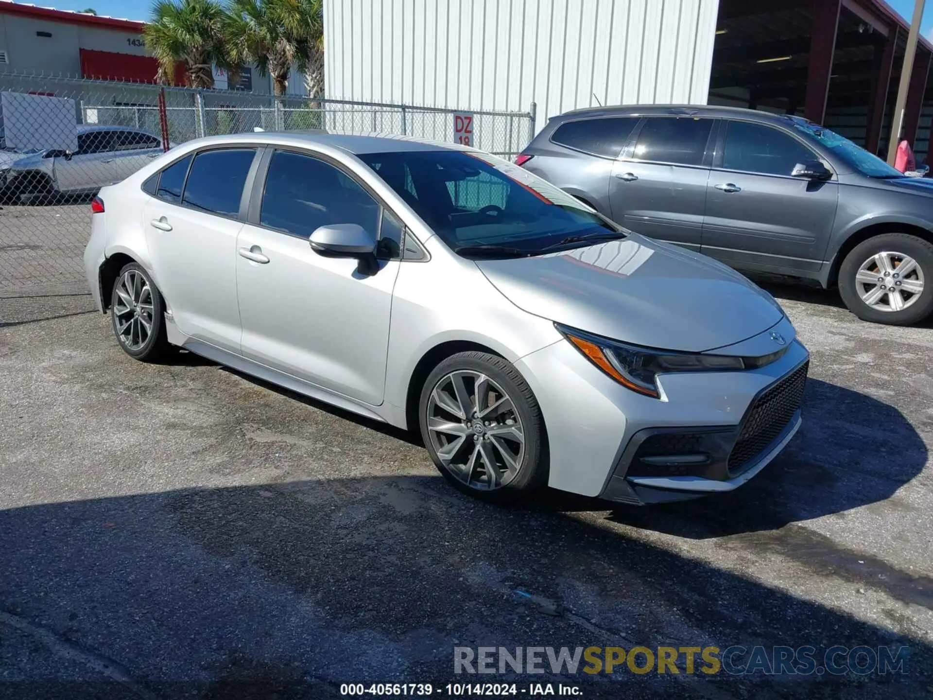 1 Photograph of a damaged car 5YFS4MCEXNP117660 TOYOTA COROLLA 2022