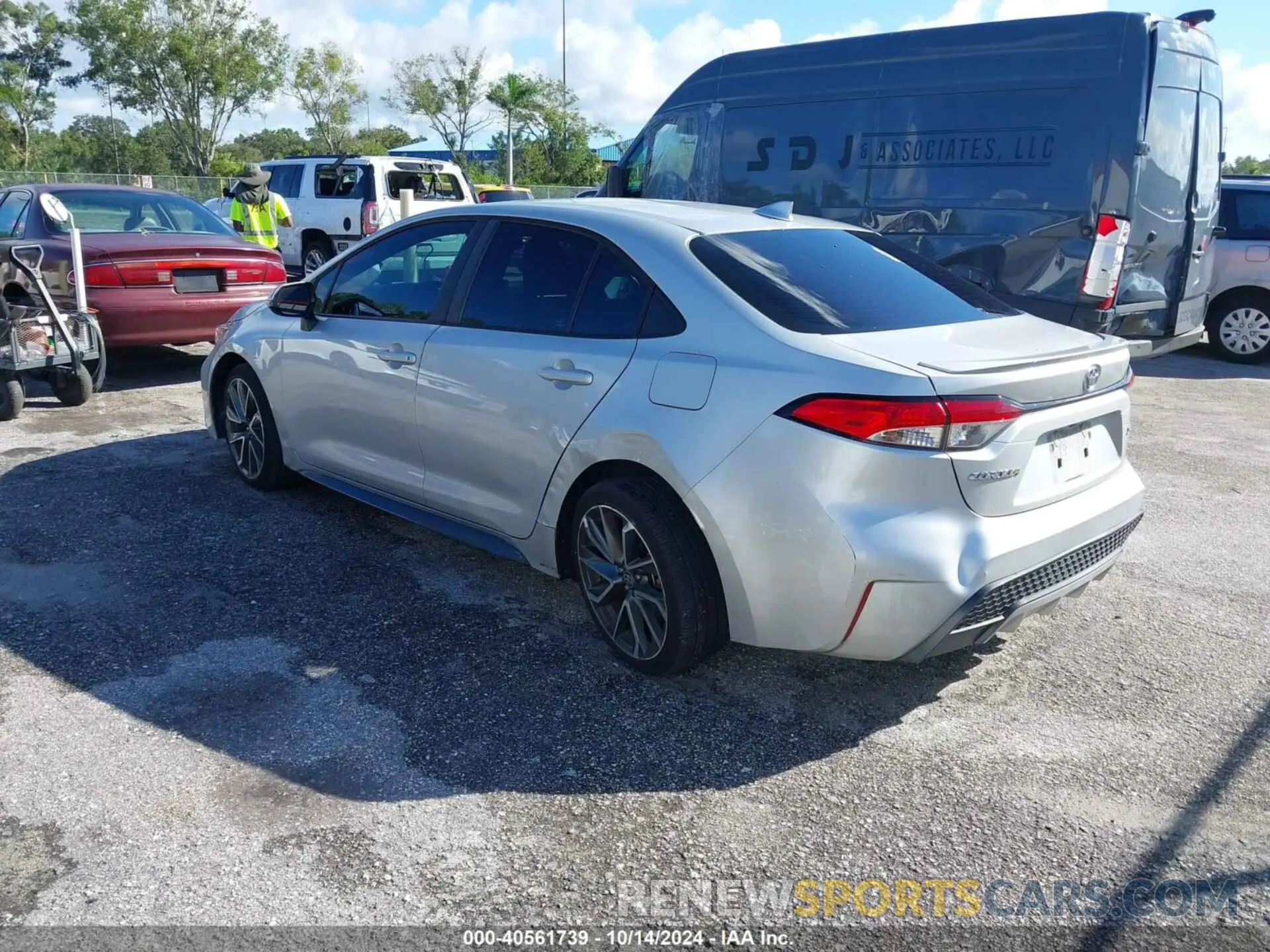 3 Photograph of a damaged car 5YFS4MCEXNP117660 TOYOTA COROLLA 2022