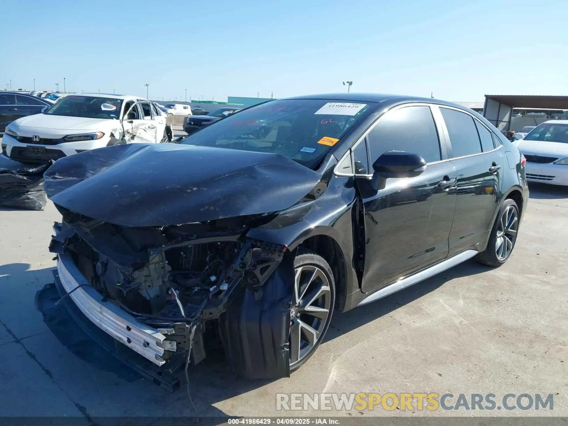 2 Photograph of a damaged car 5YFS4MCEXNP127699 TOYOTA COROLLA 2022