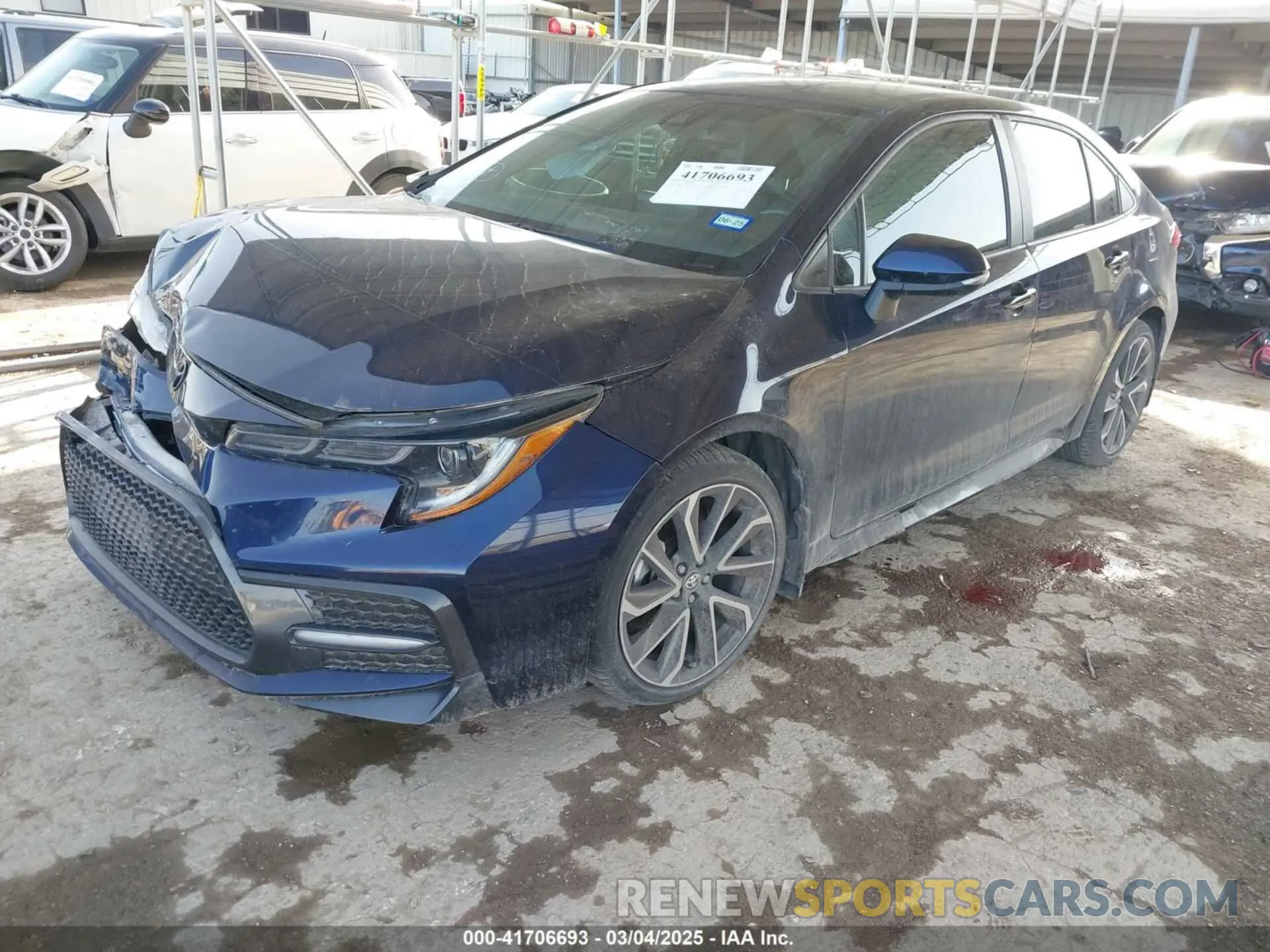 2 Photograph of a damaged car 5YFS4MCEXNP130506 TOYOTA COROLLA 2022
