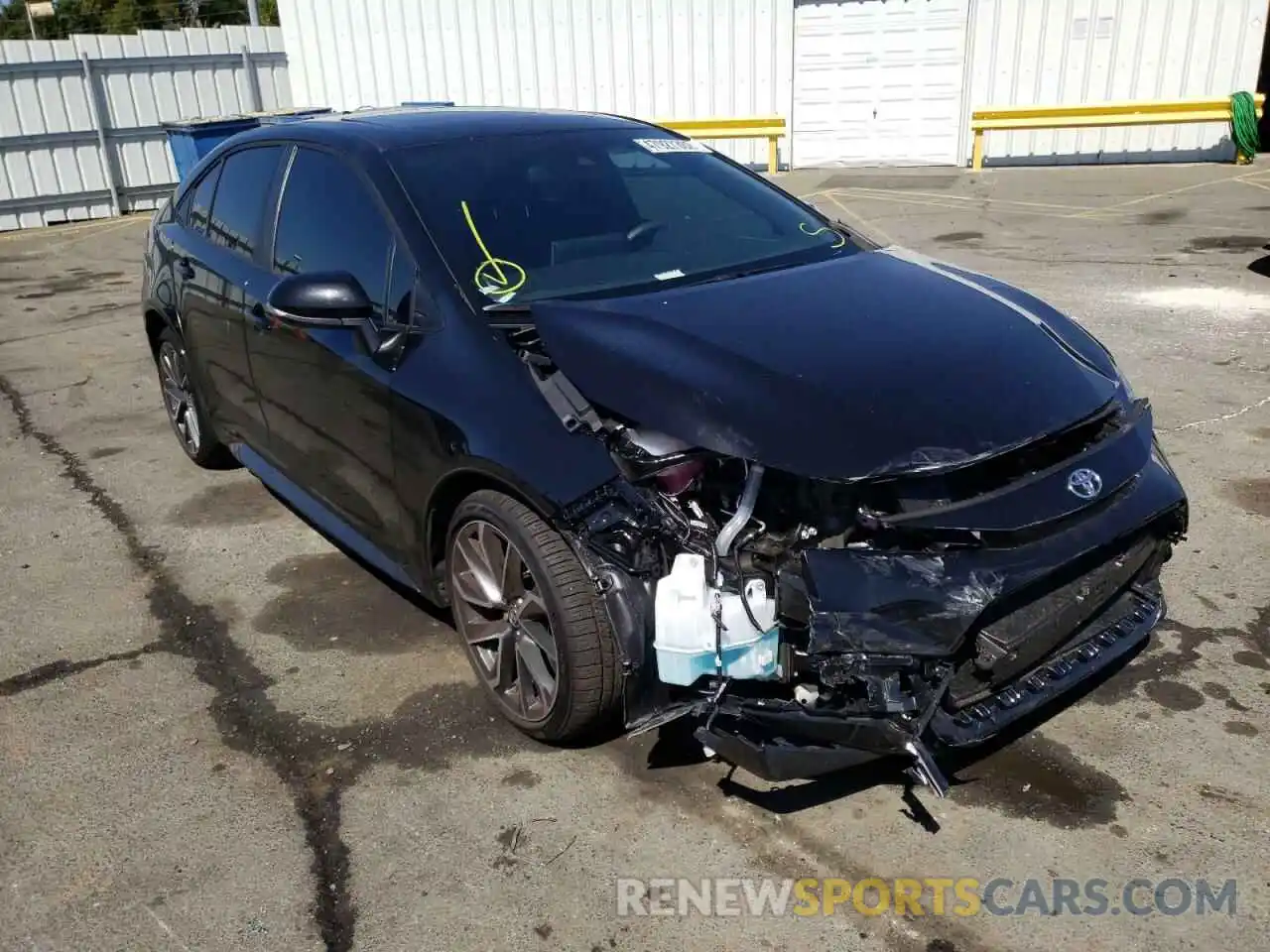 1 Photograph of a damaged car 5YFT4MCE0NP110138 TOYOTA COROLLA 2022