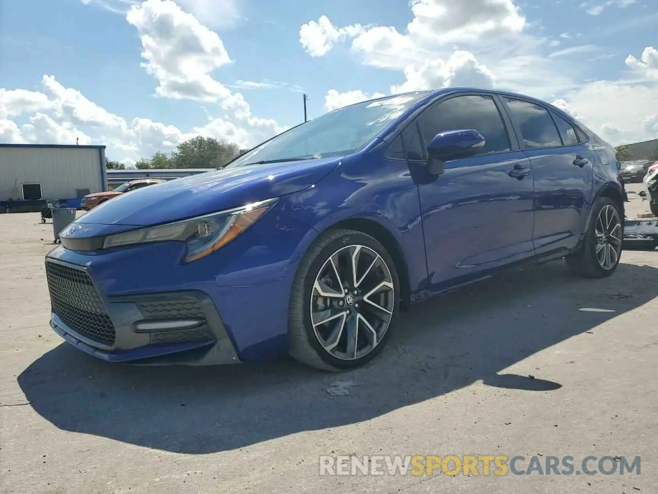 1 Photograph of a damaged car 5YFT4MCE0NP132575 TOYOTA COROLLA 2022
