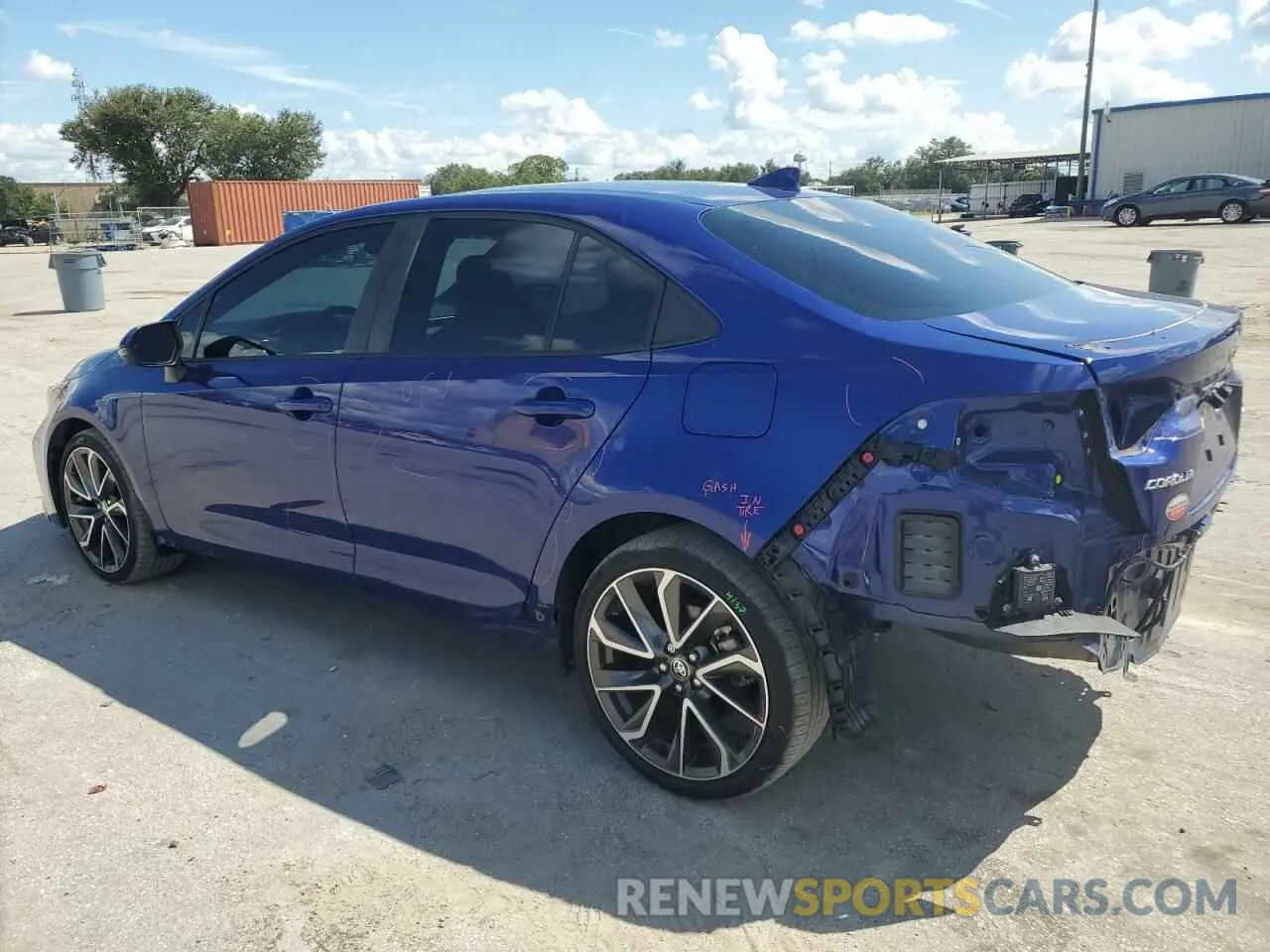 2 Photograph of a damaged car 5YFT4MCE0NP132575 TOYOTA COROLLA 2022