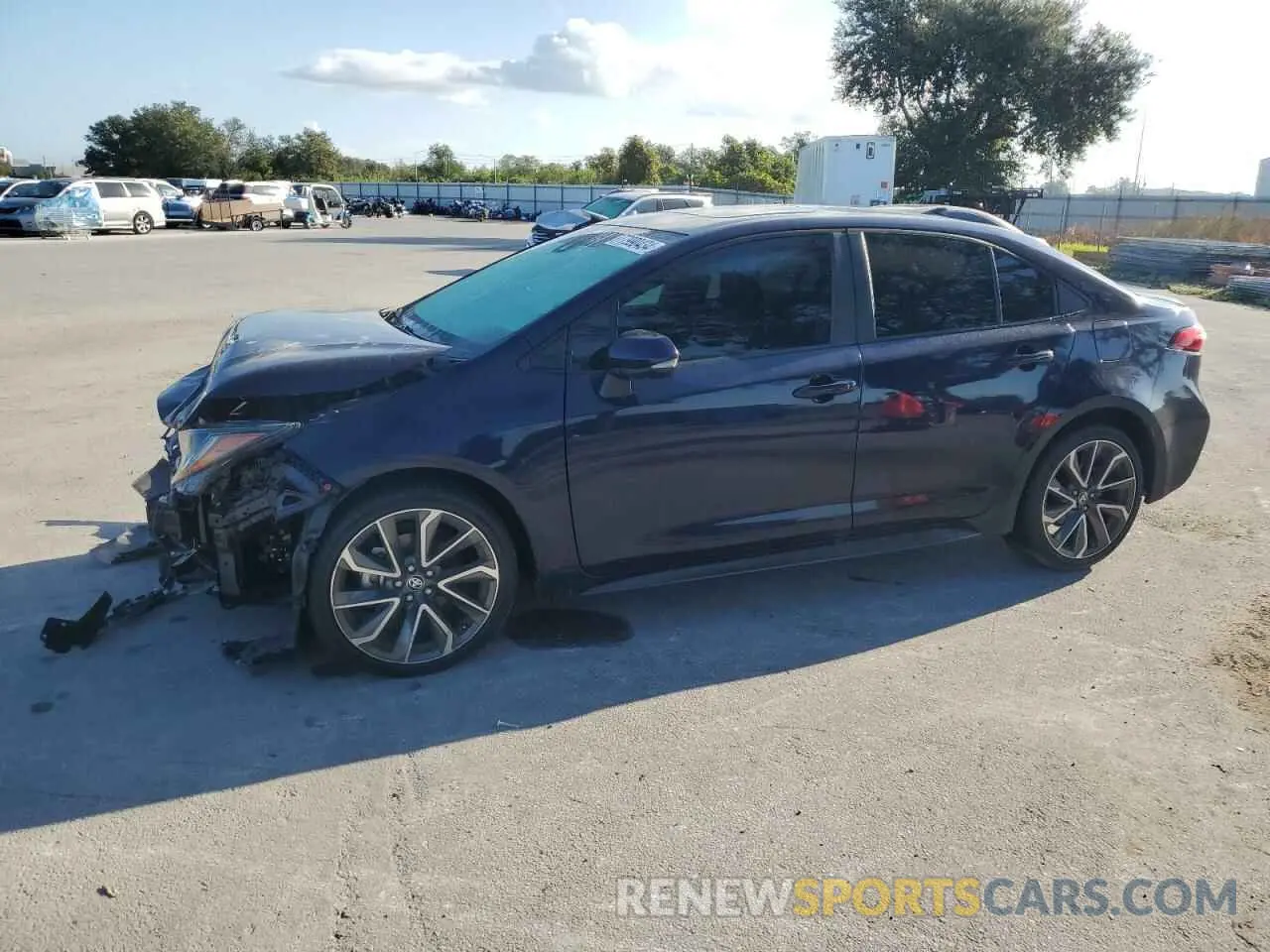 1 Photograph of a damaged car 5YFT4MCE2NP113140 TOYOTA COROLLA 2022