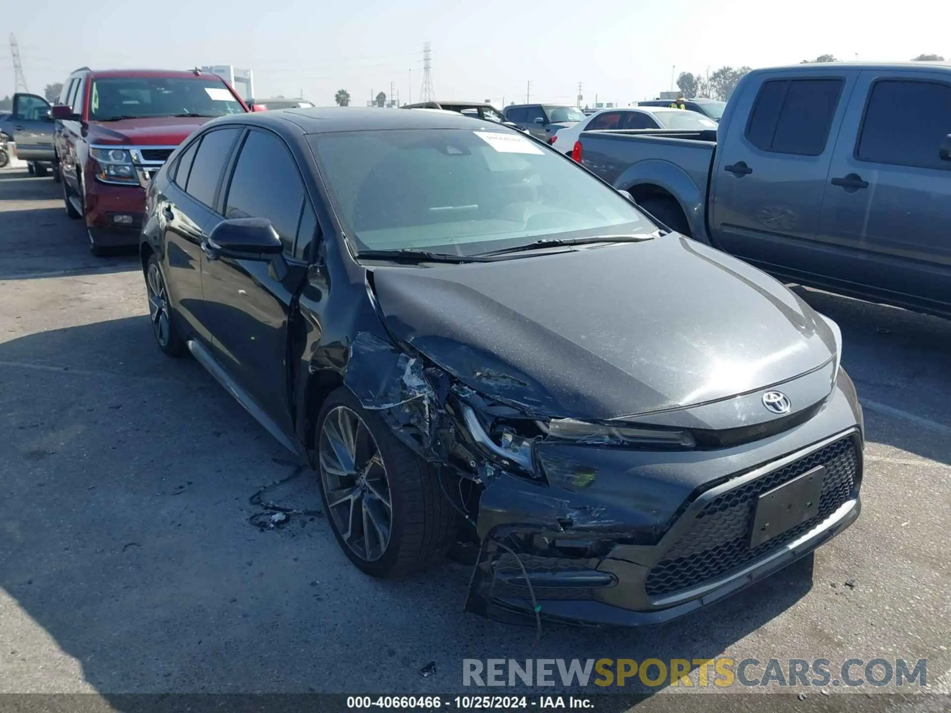 1 Photograph of a damaged car 5YFT4MCE5NP098326 TOYOTA COROLLA 2022