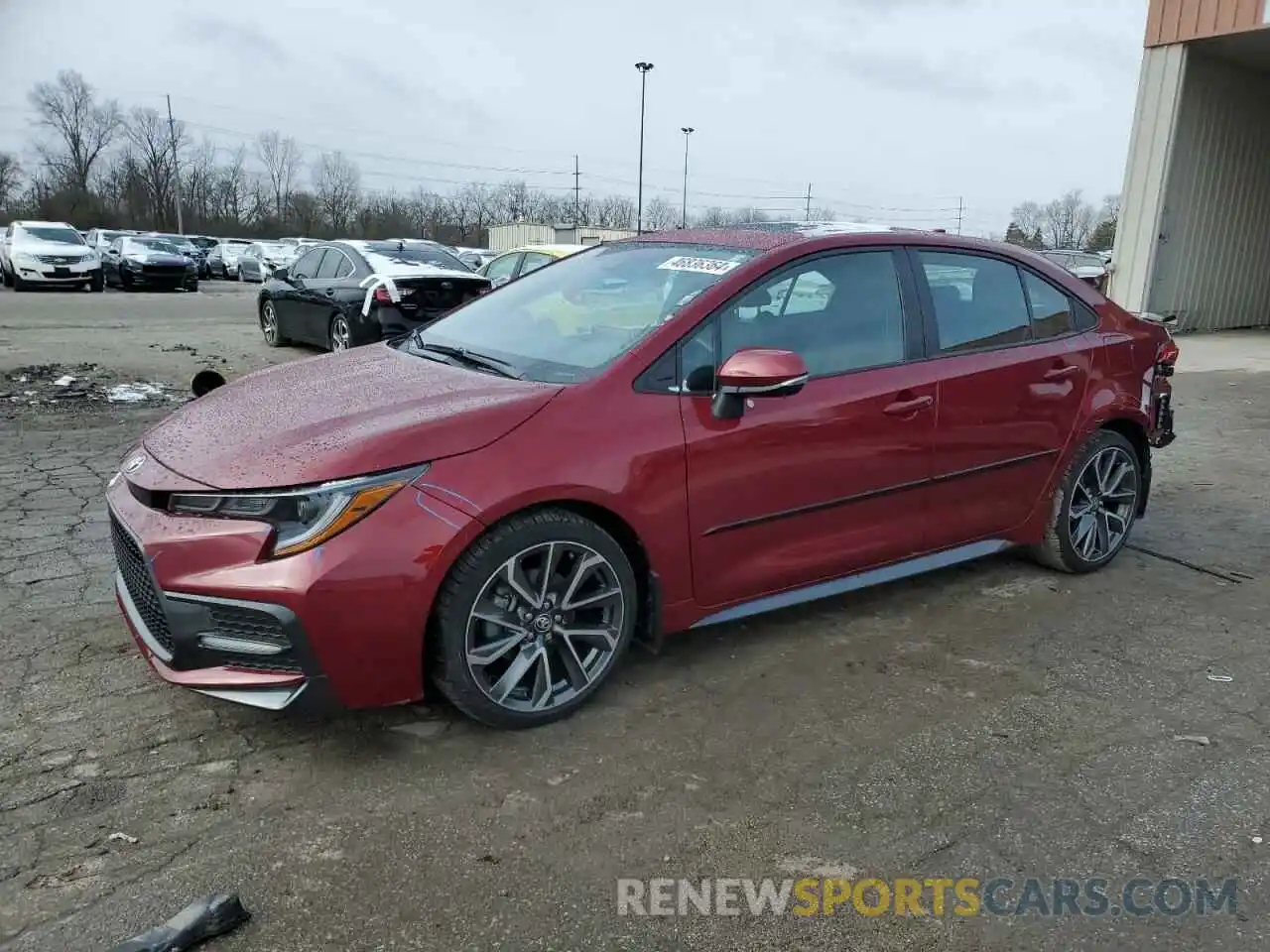 1 Photograph of a damaged car 5YFT4MCE5NP102441 TOYOTA COROLLA 2022