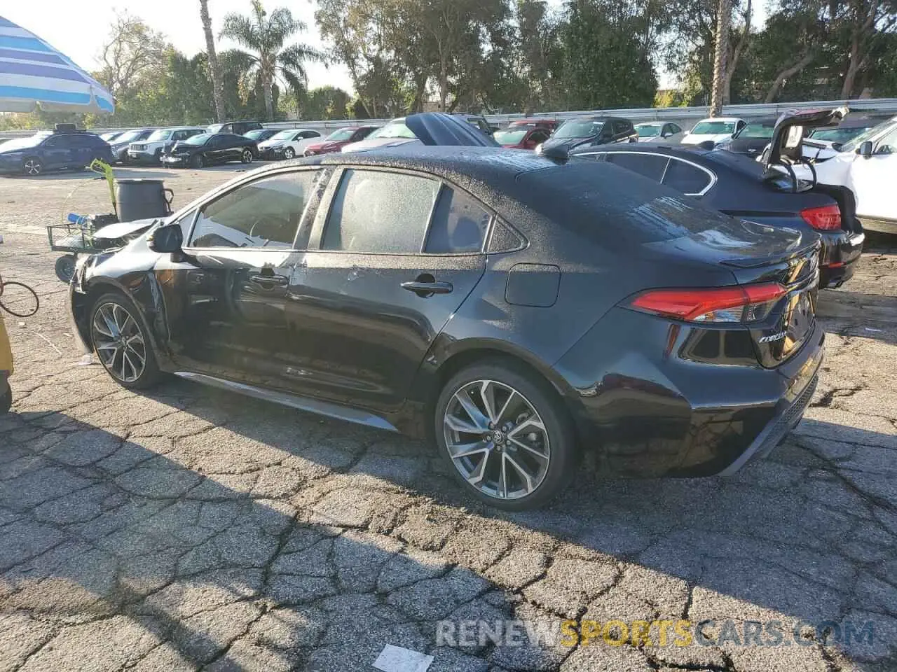2 Photograph of a damaged car 5YFT4MCE5NP128781 TOYOTA COROLLA 2022