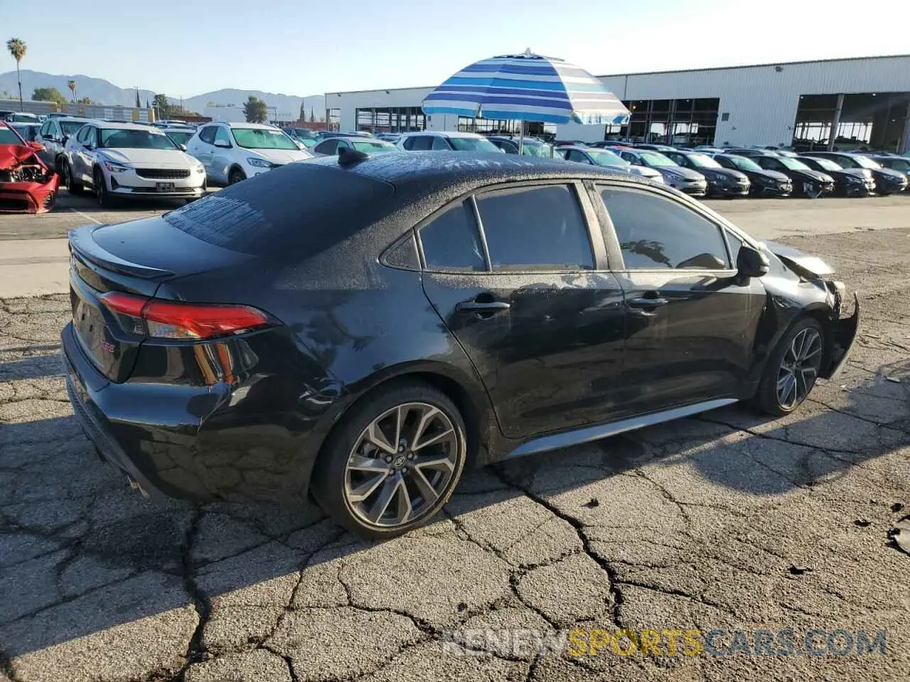 3 Photograph of a damaged car 5YFT4MCE5NP128781 TOYOTA COROLLA 2022