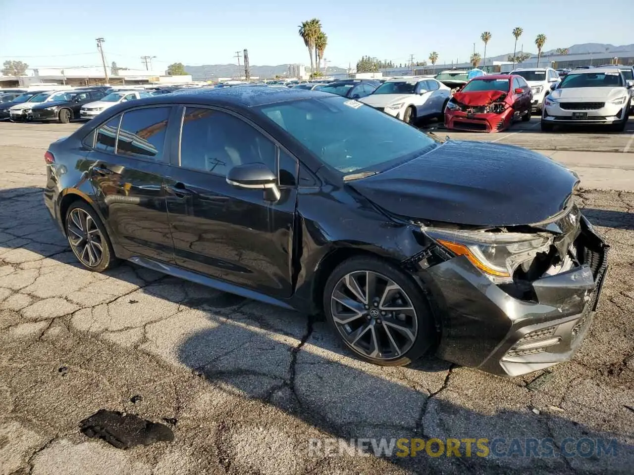 4 Photograph of a damaged car 5YFT4MCE5NP128781 TOYOTA COROLLA 2022
