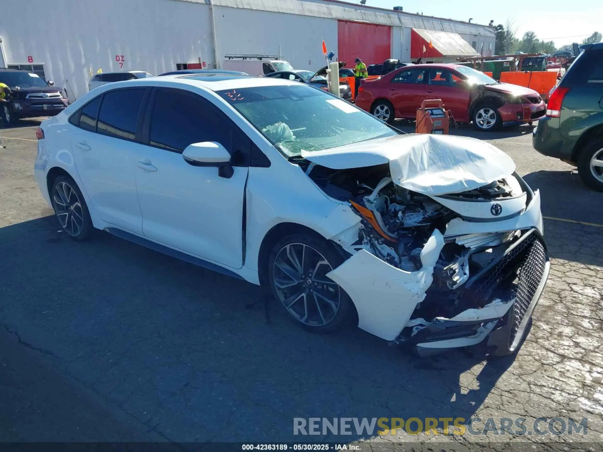 1 Photograph of a damaged car 5YFT4MCE5NP134032 TOYOTA COROLLA 2022