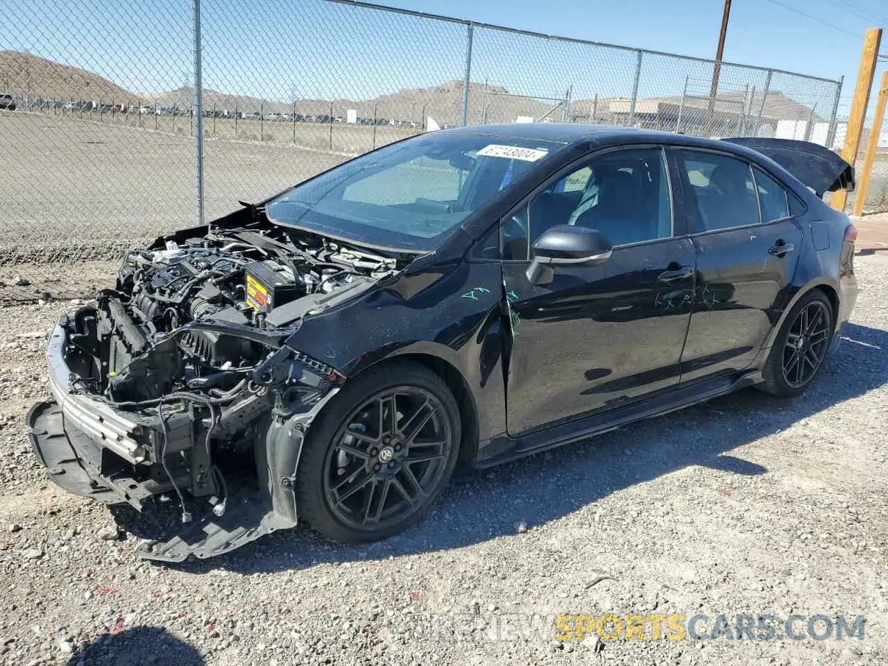 1 Photograph of a damaged car 5YFT4MCE6NP113190 TOYOTA COROLLA 2022