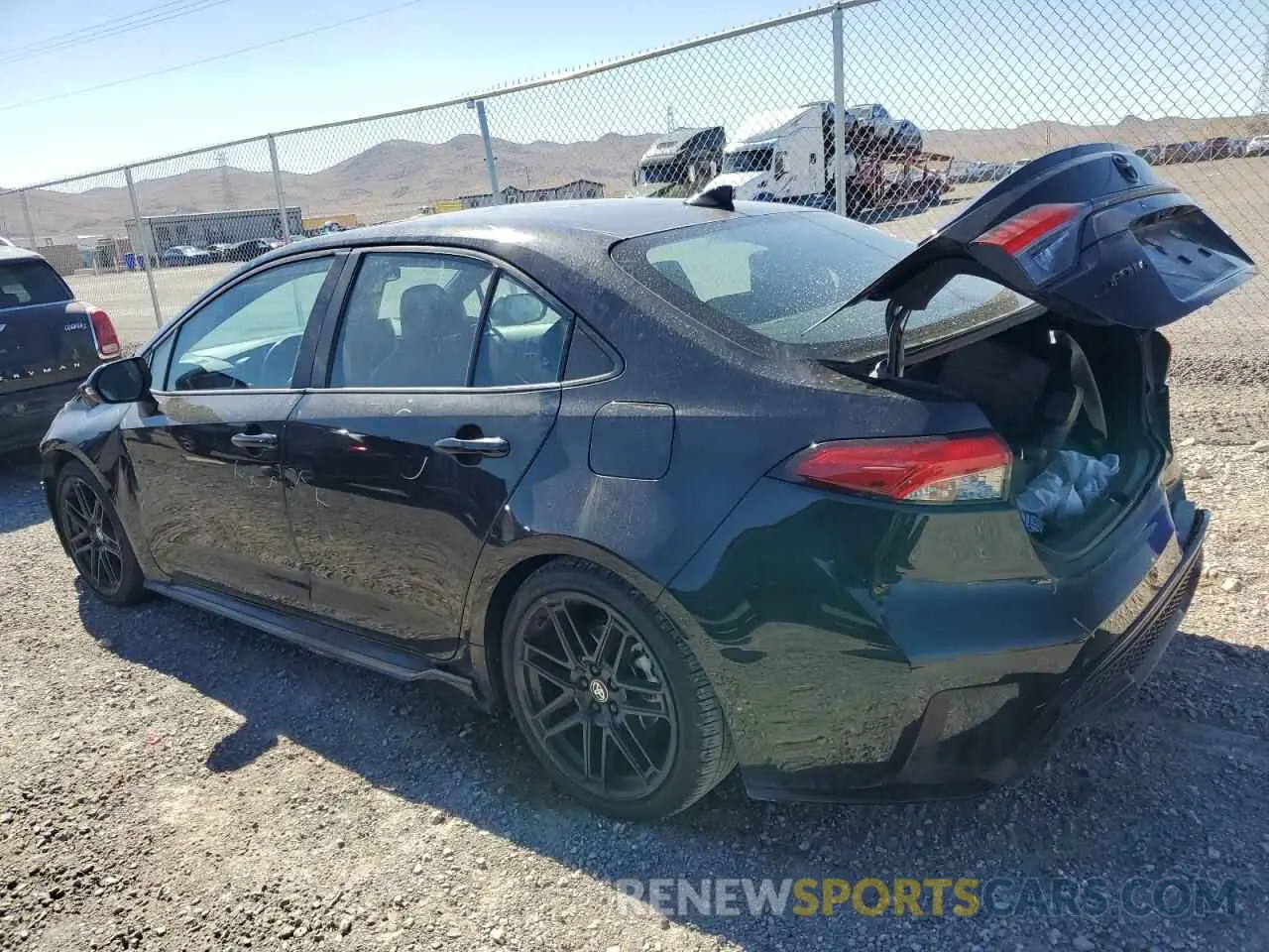 2 Photograph of a damaged car 5YFT4MCE6NP113190 TOYOTA COROLLA 2022