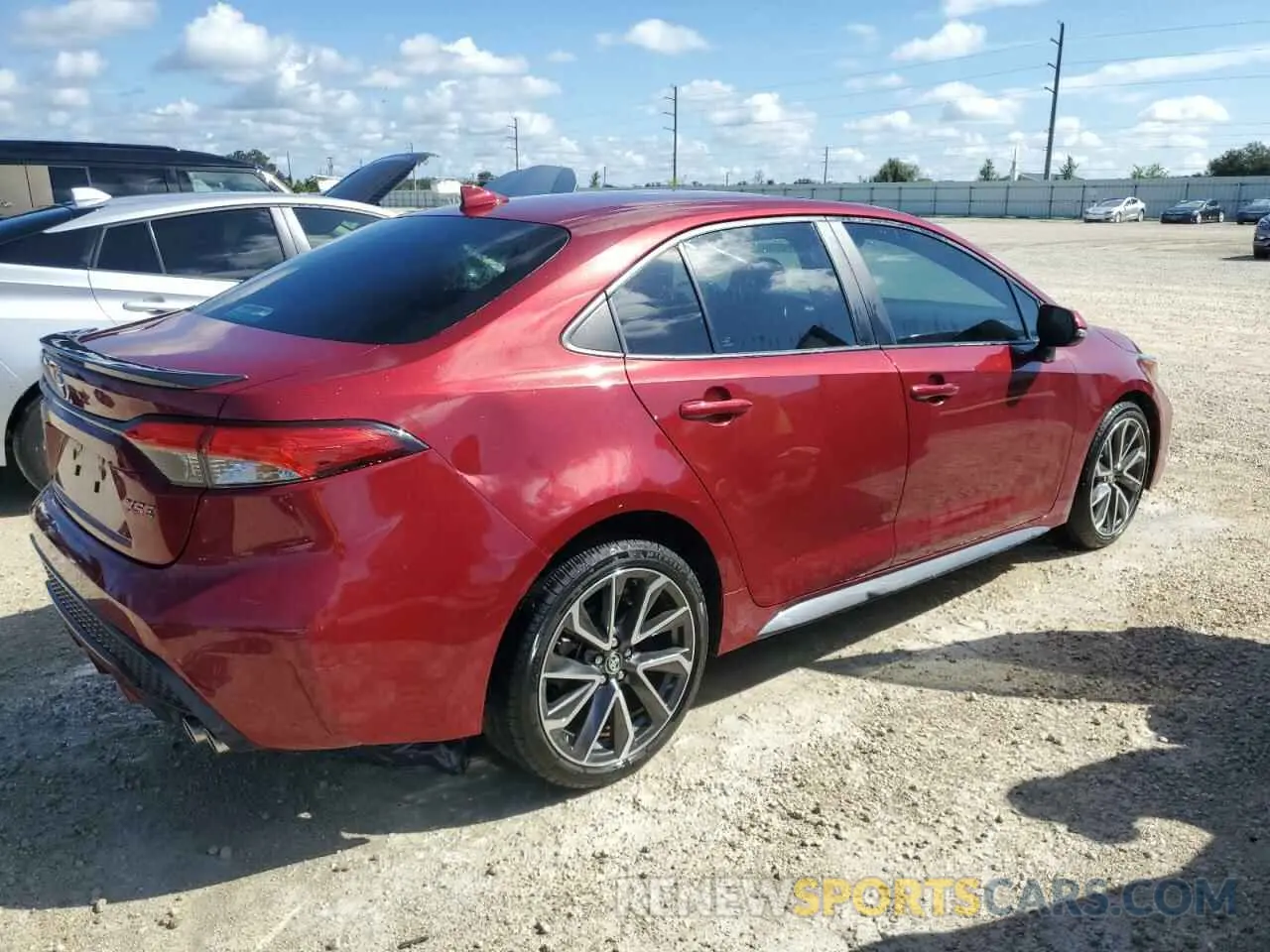 3 Photograph of a damaged car 5YFT4MCE8NP119654 TOYOTA COROLLA 2022