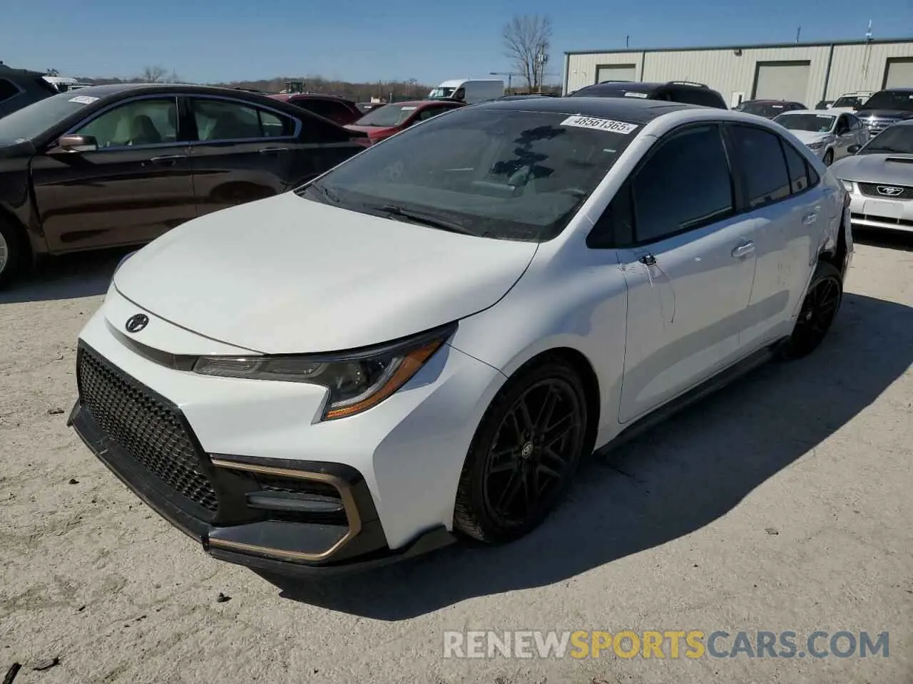 1 Photograph of a damaged car 5YFT4MCE9NP124376 TOYOTA COROLLA 2022