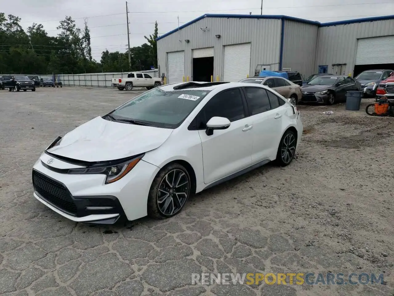 1 Photograph of a damaged car 5YFT4MCE9NP131036 TOYOTA COROLLA 2022
